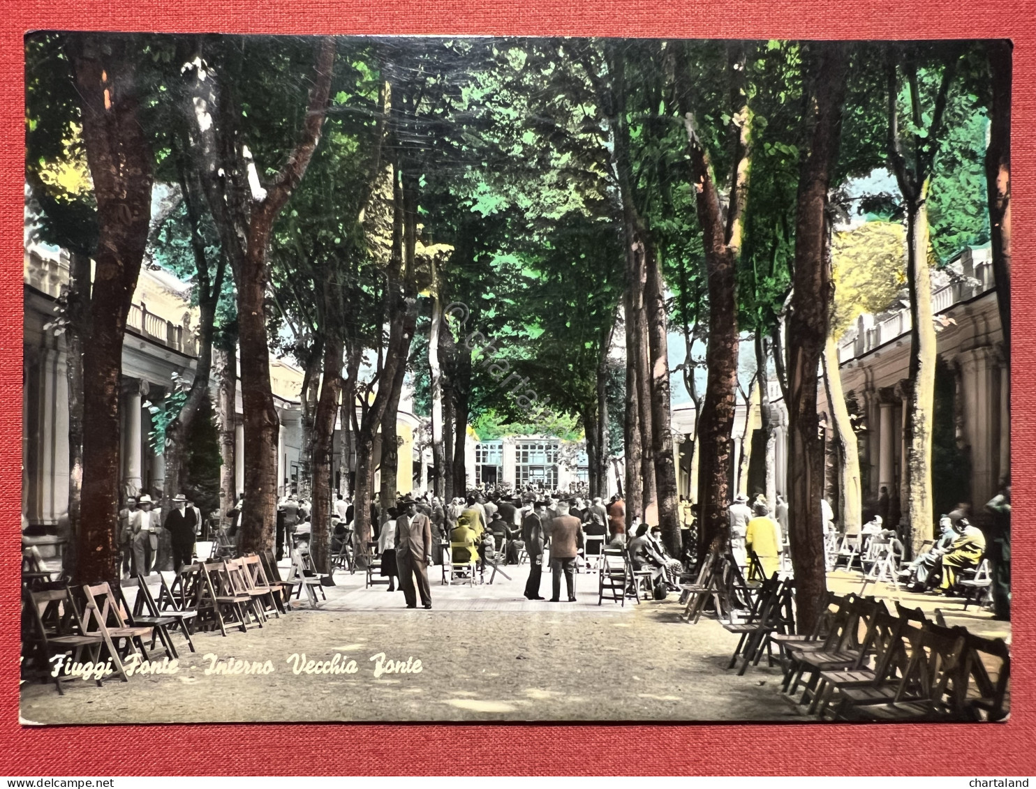 Cartolina - Fiuggi Fonte ( Frosinone ) - Ingresso Vecchio Fonte - 1962 - Frosinone