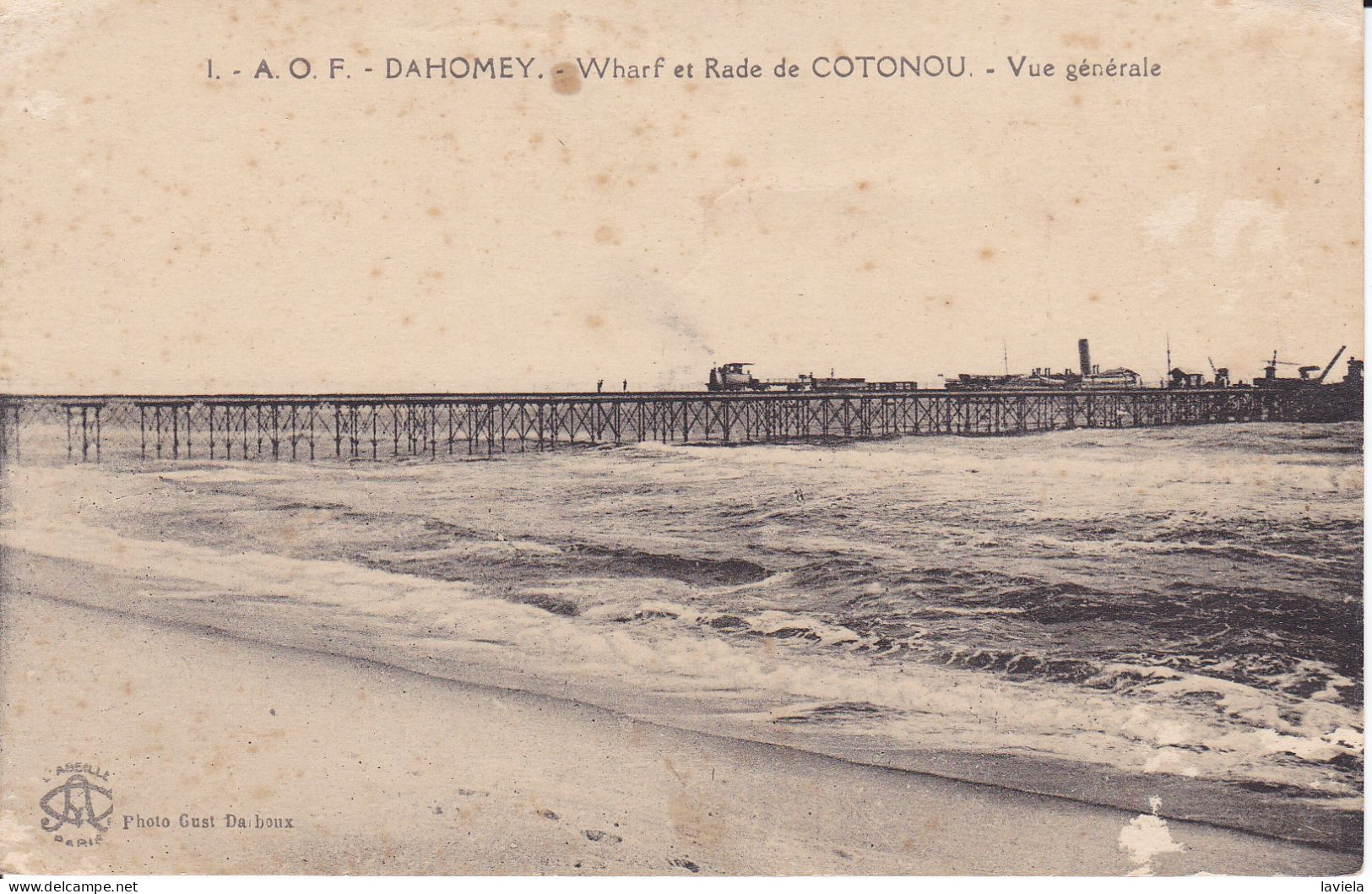 AFRIQUE - DAHOMEY - Warf Et Rade De COTONOU - Vue Générale - Dahome