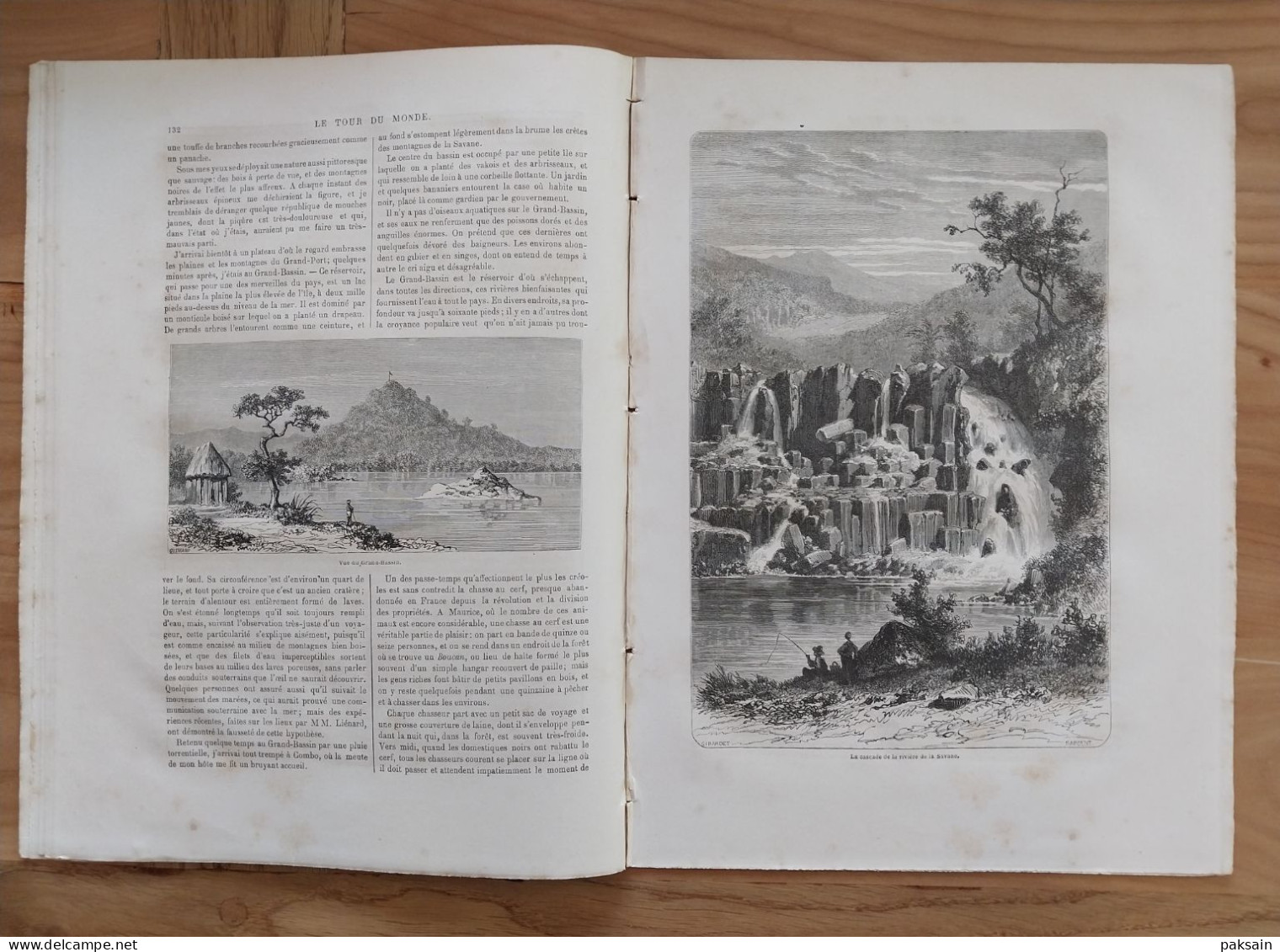 Séjour à l'ïle de Maurice (Ile de France) Le Tour du Monde 1863 Mauritius island La Réunion