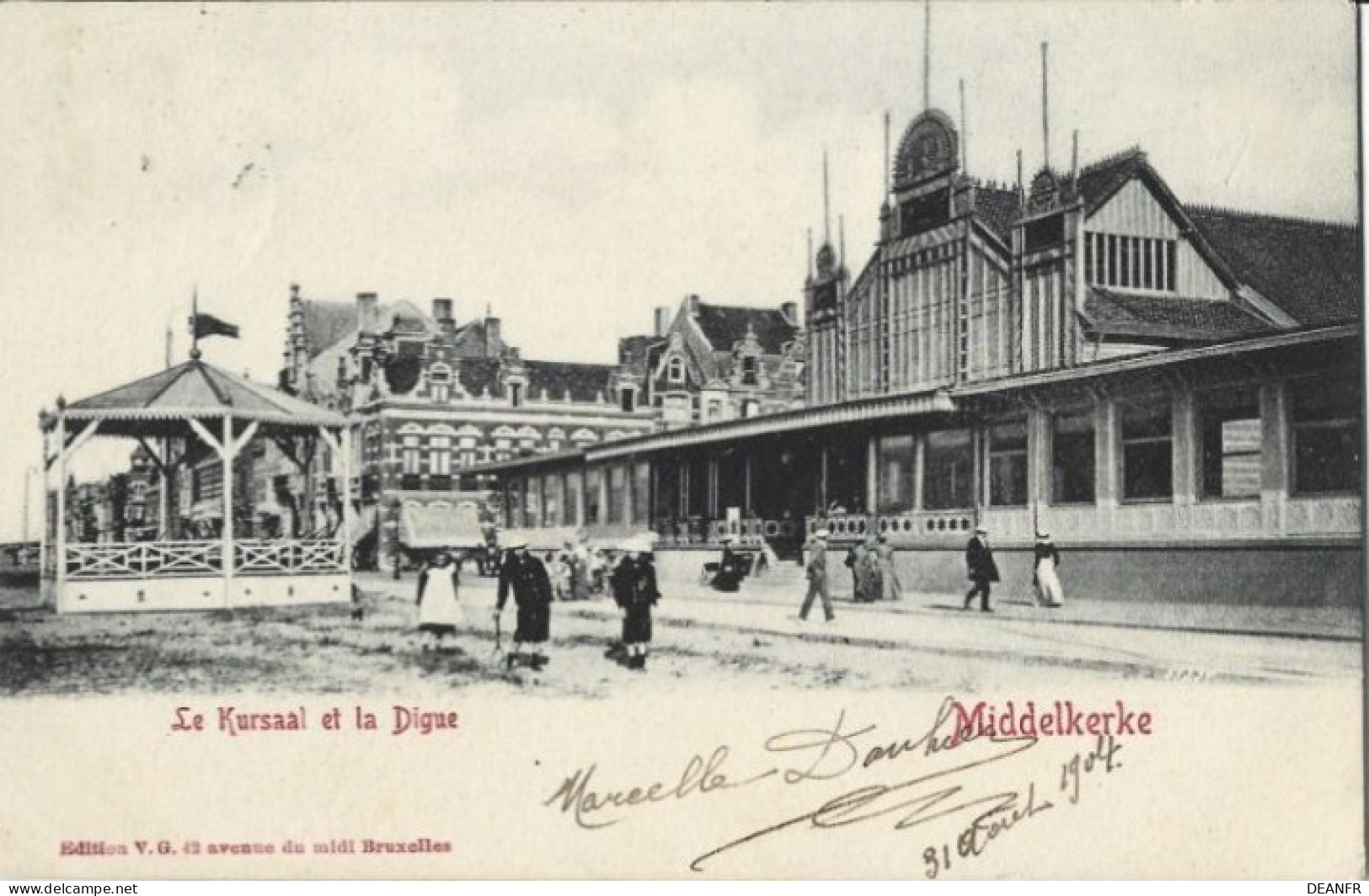 MIDDELKERKE : Le Kursaal Et La Digue.Carte Impeccable. - Middelkerke