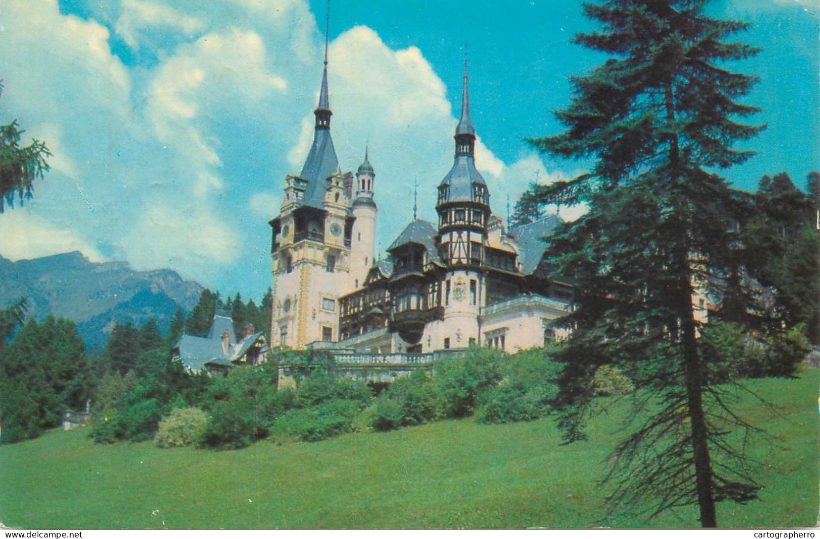 Postcard Romania Sinaia Muzeul Peles - Romania