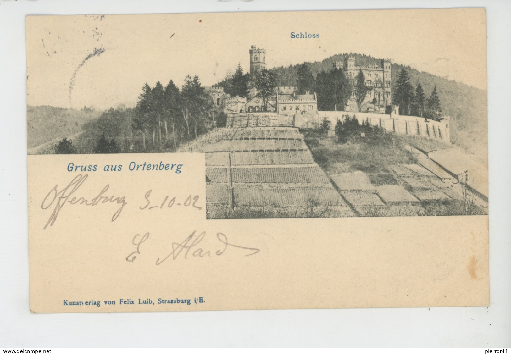 ALLEMAGNE - OFFENBURG - Gruss Aus ORTENBERG (1902) - Offenburg