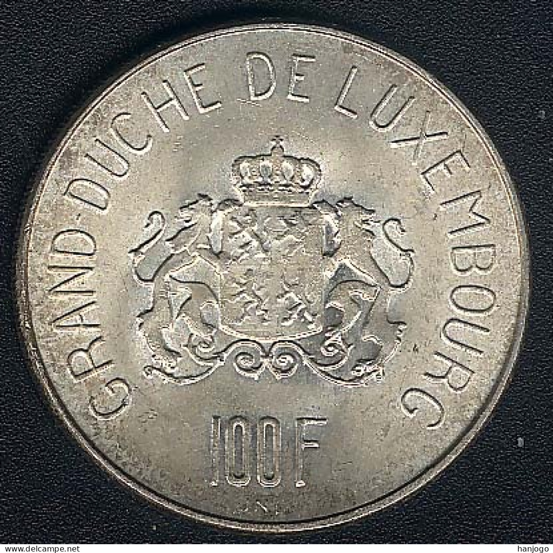 Luxemburg, 100 Francs 1963, Silber, UNC - Luxemburgo