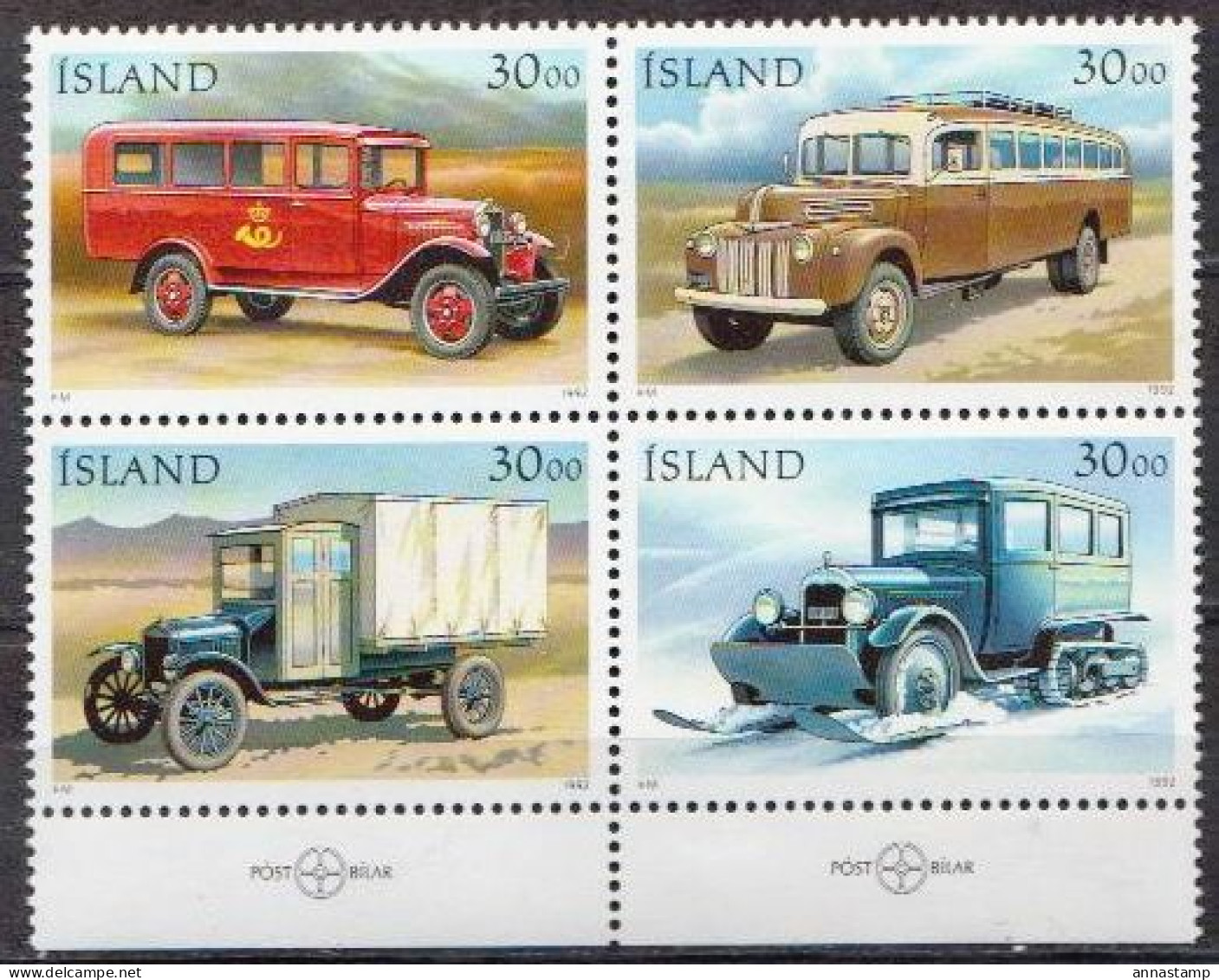 Iceland MNH Set - Vrachtwagens