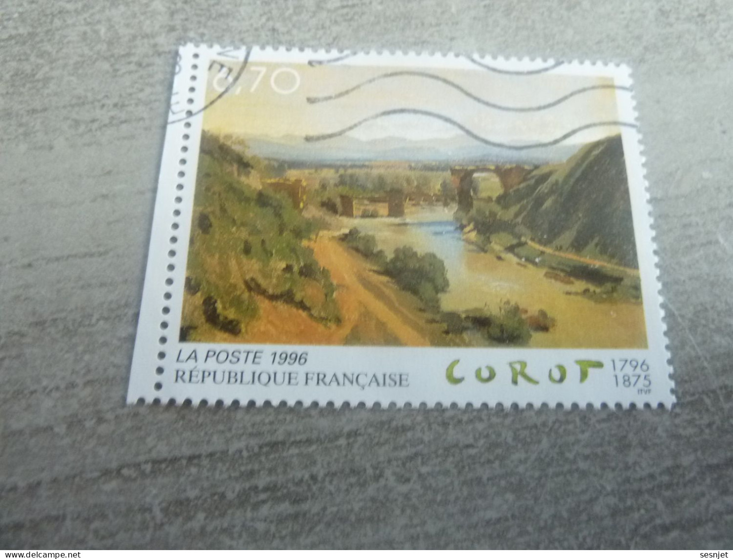 Jean-Baptiste Corot (1796-1875) - Le Pont De Narni - 6f.70 - Yt 2989 - Multicolore - Oblitéré - Année 1996 - - Used Stamps