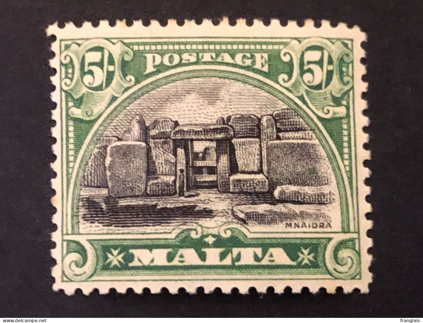 MALTA  SG 171   5s  Black And Green  MNH** - Malte (...-1964)