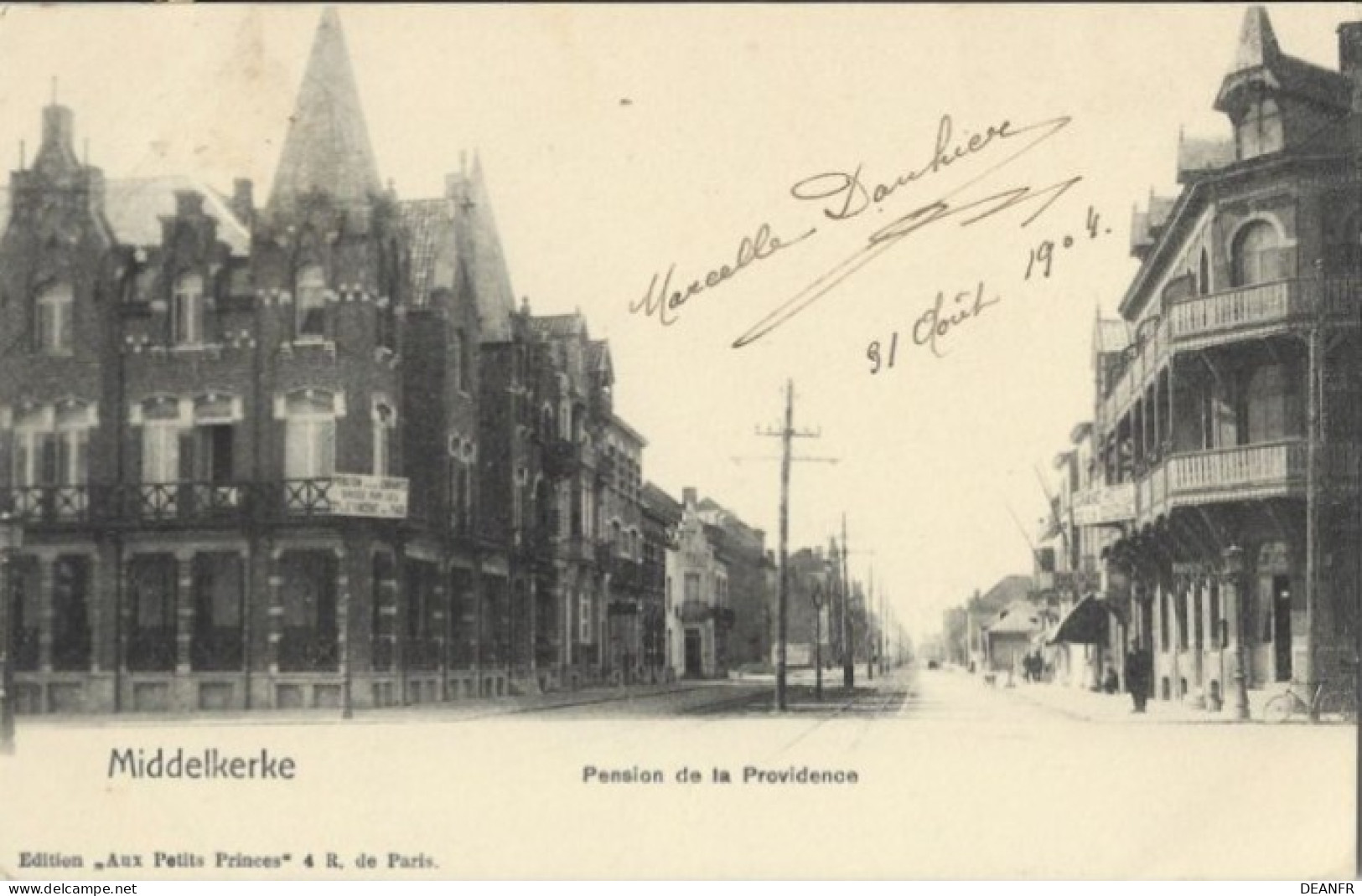 MIDDELKERKE : Pension De La Providence.Carte Impeccable. - Middelkerke