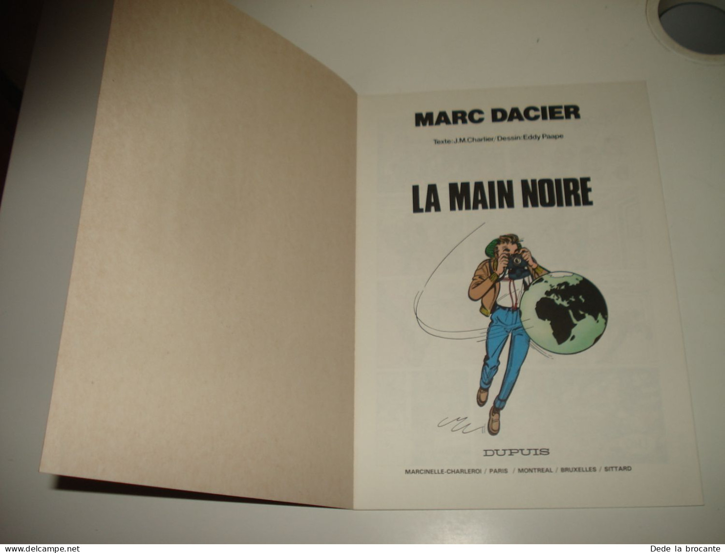 C54 ( 2 ) / Marc Dacier  5 " La Main Noire " 2em Série 1980 Superbe état - Sonstige & Ohne Zuordnung