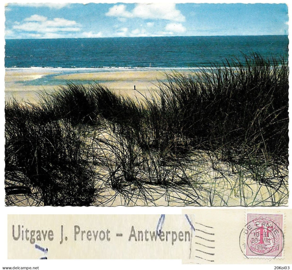 De Panne La Panne 1966 Timbre 1F - Uitgave J. Prevot_CPSM - De Panne