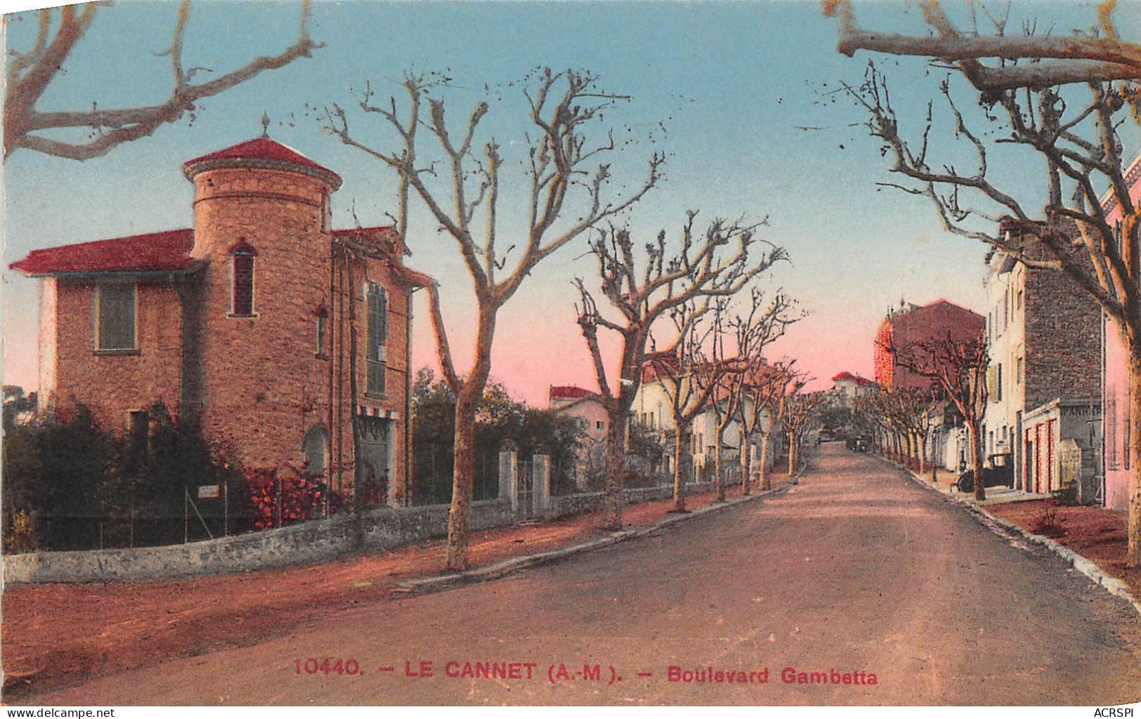 LE CANNET Boulevard Gambetta 2(scan Recto-verso) MA710 - Le Cannet