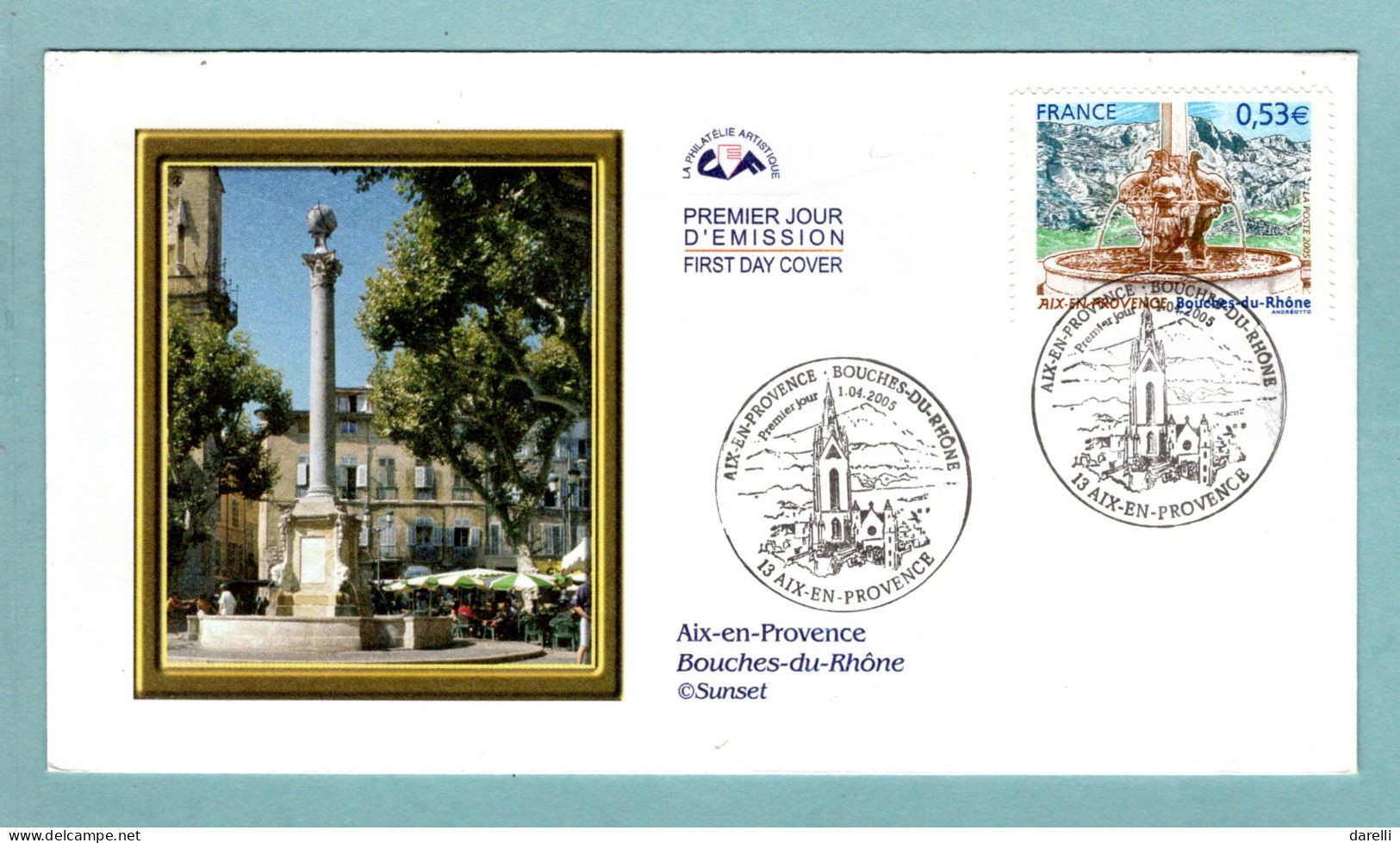 FDC France 2005 - Aix En Provence - YT 3777 - 13 Aix En Provence - 2000-2009