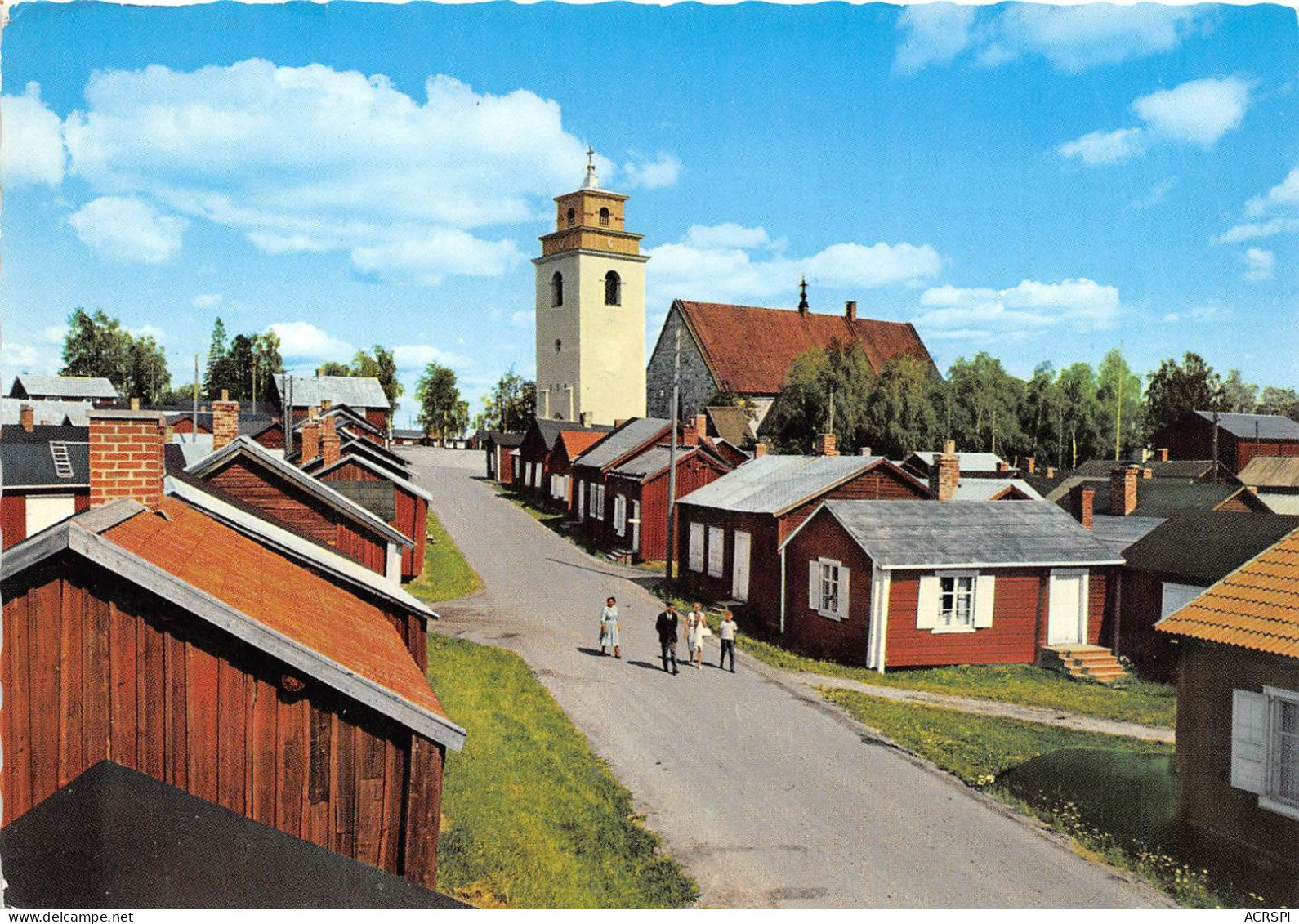 SUEDE LULEA GAMMELSTADS Kyrka Och Kyrkstugor 20(scan Recto-verso) MA728 - Zweden