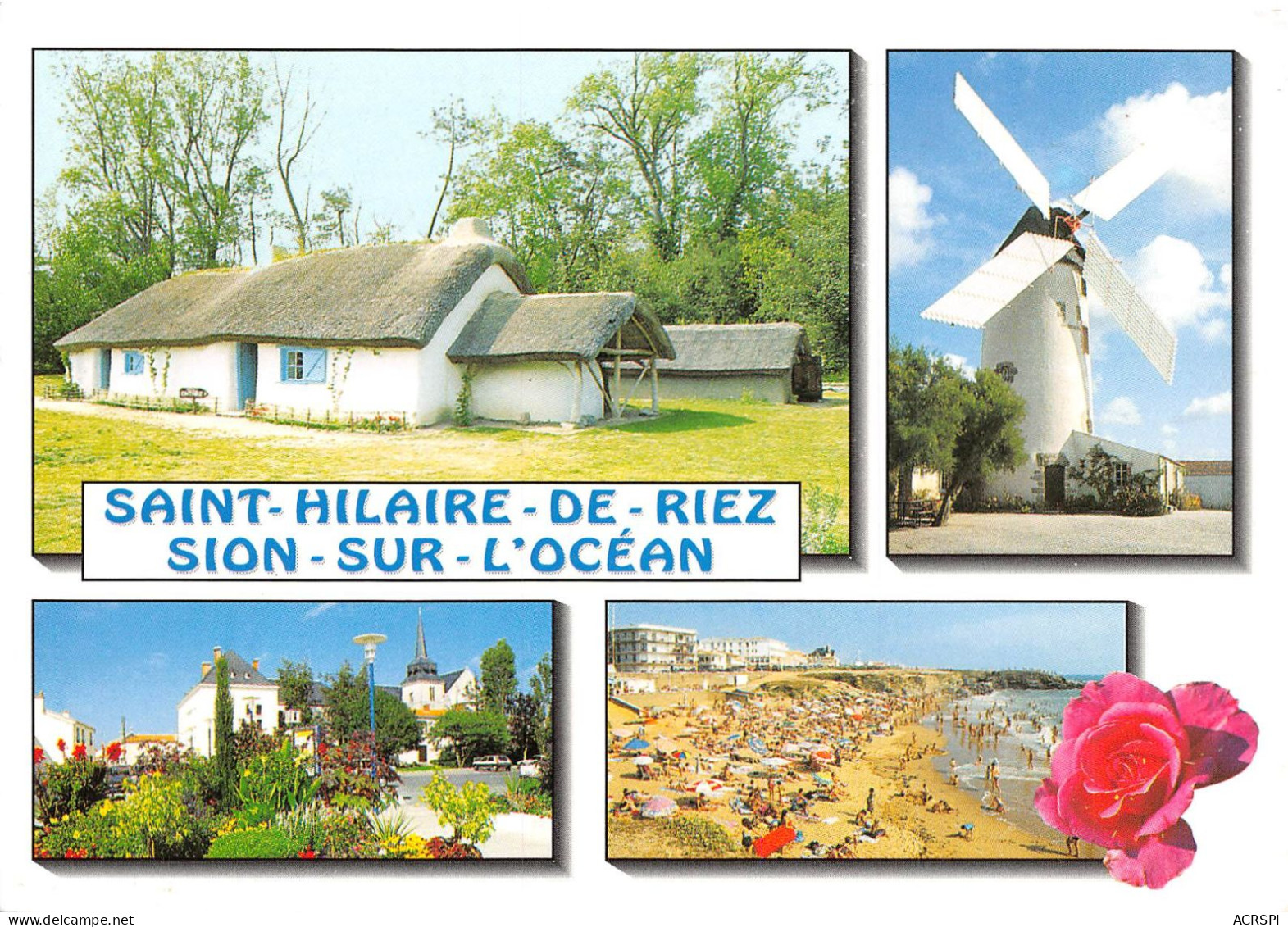 SAINT HILAIRE DE RIEZ SION SUR L OCEAN 1(scan Recto-verso) MA725 - Saint Hilaire De Riez