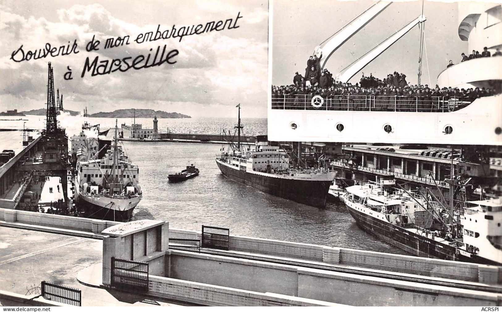 MARSEILLE Quai De La Joliette Embarcadere 34(scan Recto-verso) MA724 - Joliette, Zone Portuaire