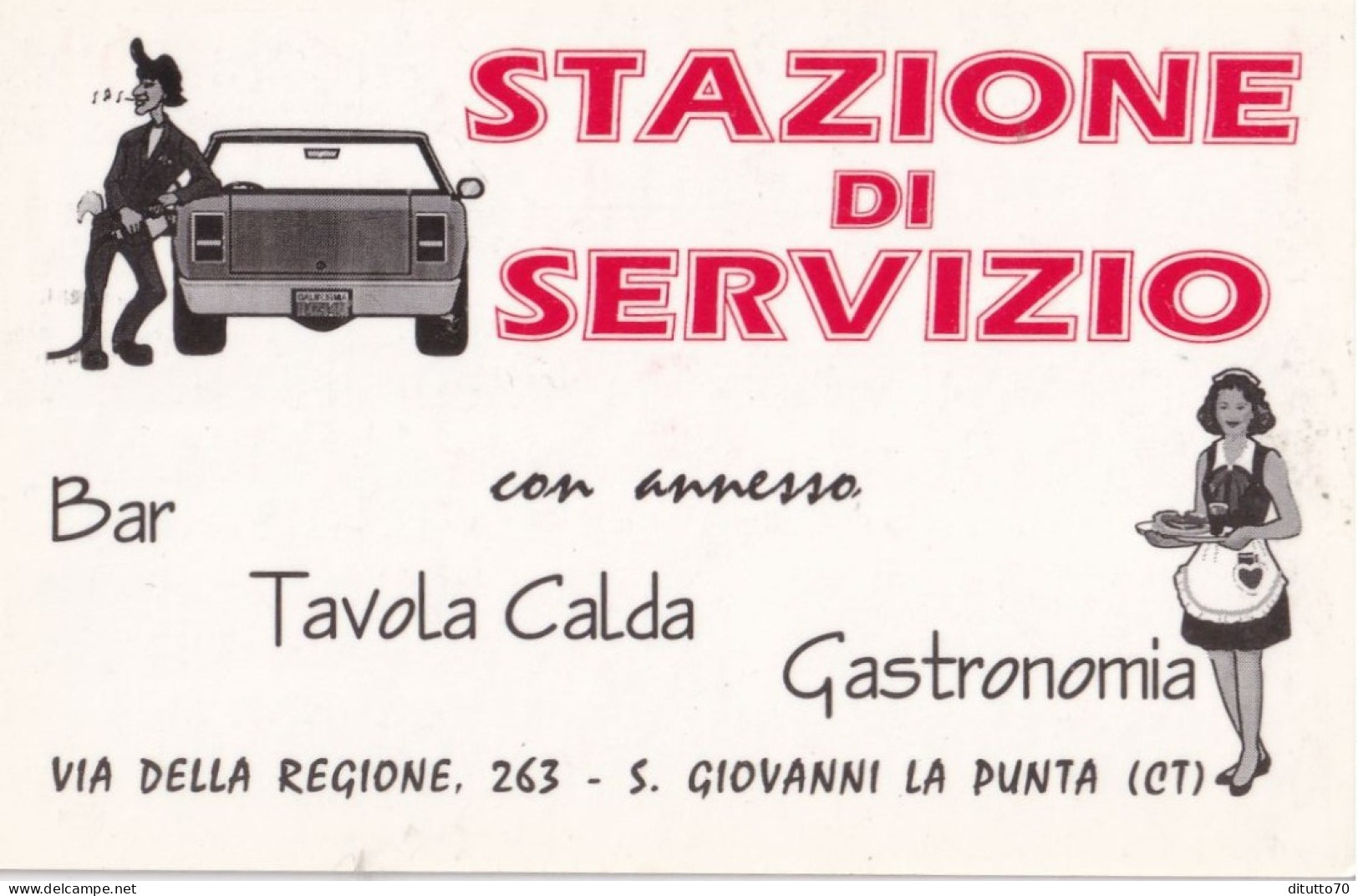 Calendarietto - Stazione Di Servizio - S.giovanni La Punta - Catania - Anno 1997 - Small : 1991-00