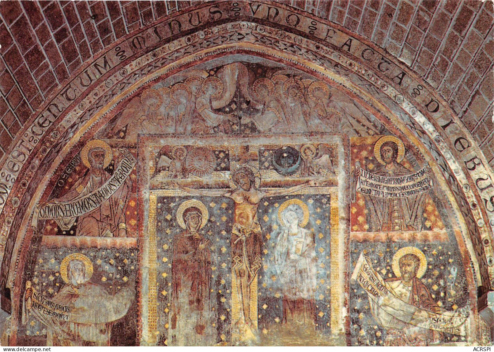 CATHEDRALE DU PUY Fresque De La Chapelle Des Morts Le Crucifiement Debut XIIIe S 14(scan Recto-verso) MA717 - Le Chambon-sur-Lignon