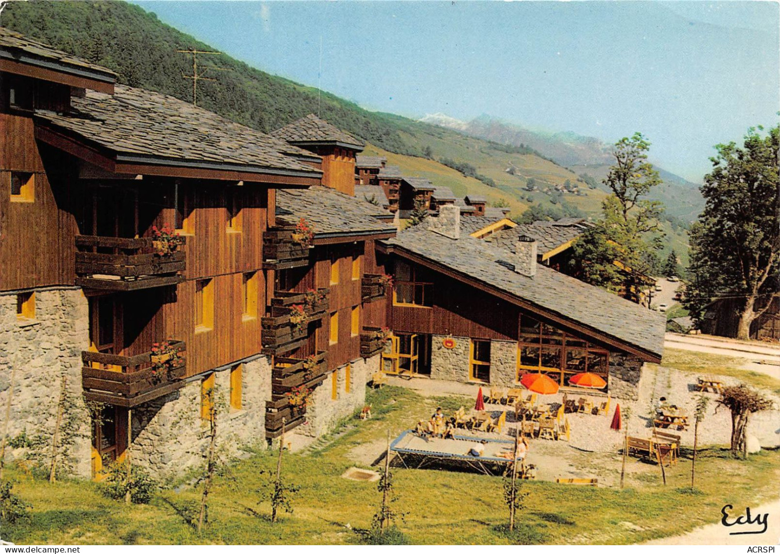 VALMOREL Alt 1400m L Hotel De La Fontaine 20(scan Recto-verso) MA743 - Valmorel