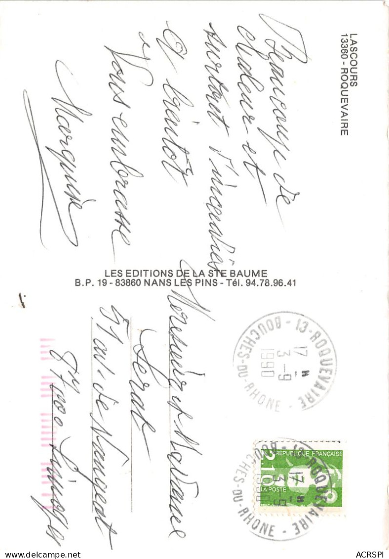 LASCOURS ROQUEVAIRE 19(scan Recto-verso) MA739 - Roquevaire