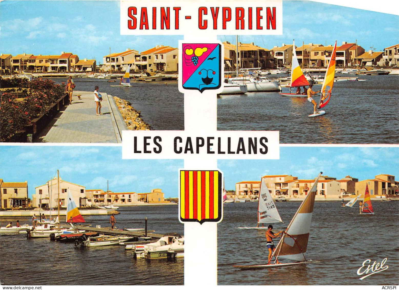 SAINT CYPRIEN PLAGE Marinas Des Capellans 1(scan Recto-verso) MA734 - Saint Cyprien