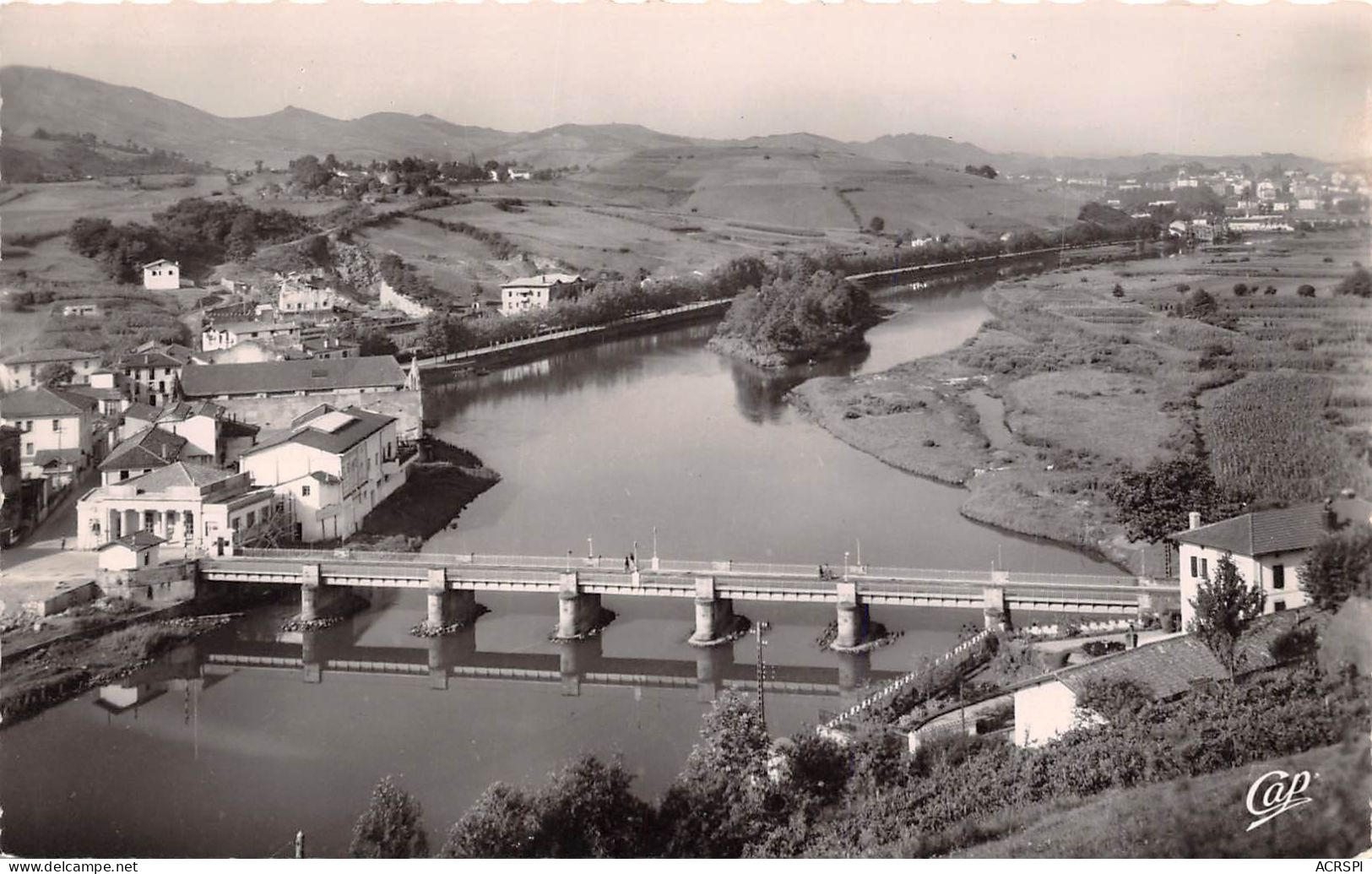 BEHOBIE Frontiere Franco Espagnole Le Pont 10(scan Recto-verso) MA732 - Béhobie