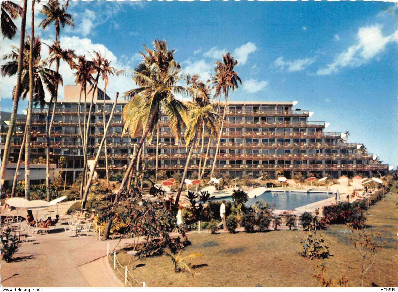 TAHITI Maeva Beach Hotel UTH Piscine Et Jardins 1(scan Recto-verso) MA731 - Polynésie Française