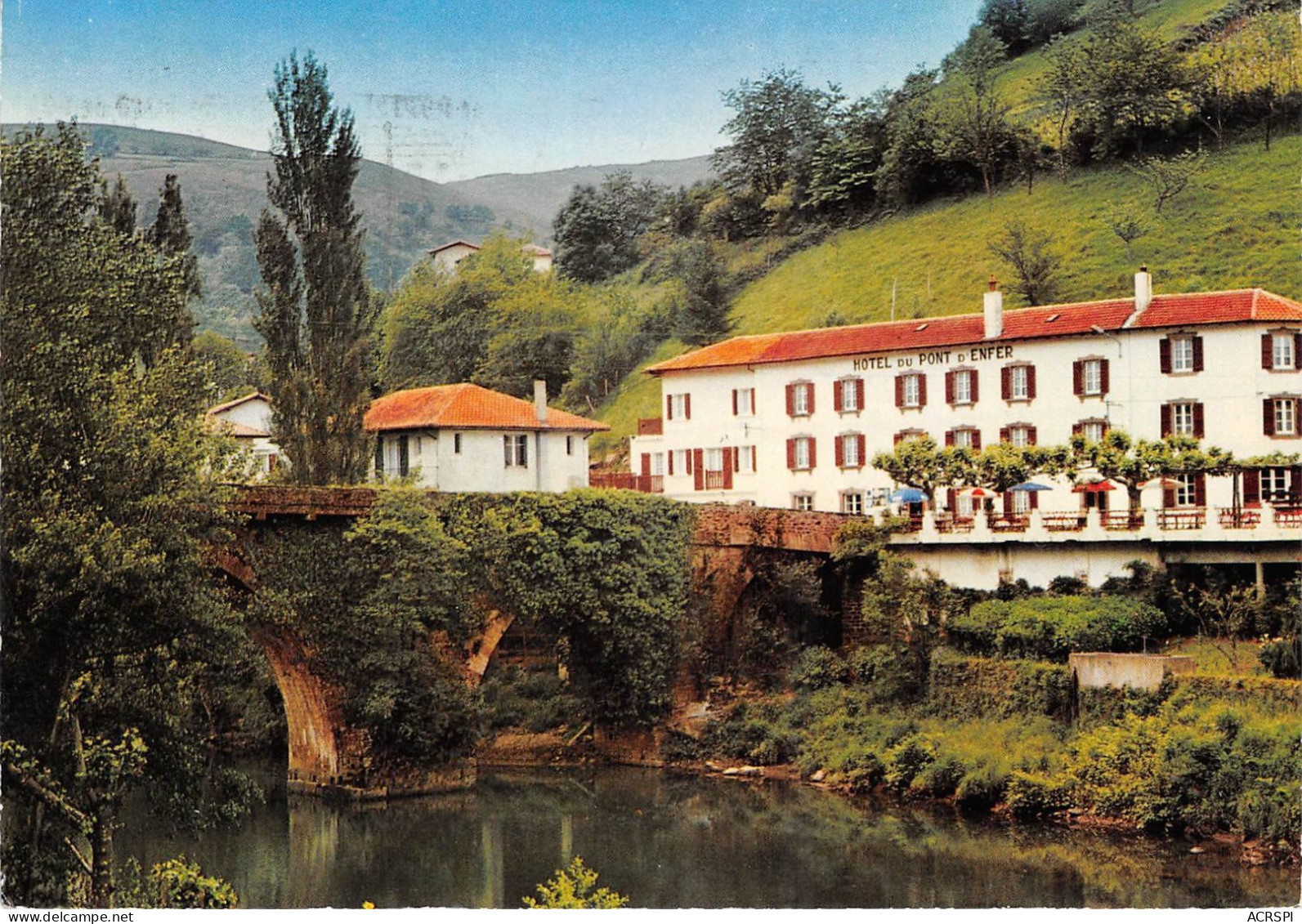 Hotel Du Pont D Enfer BIDARRAY 5(scan Recto-verso) MA758 - Bidarray