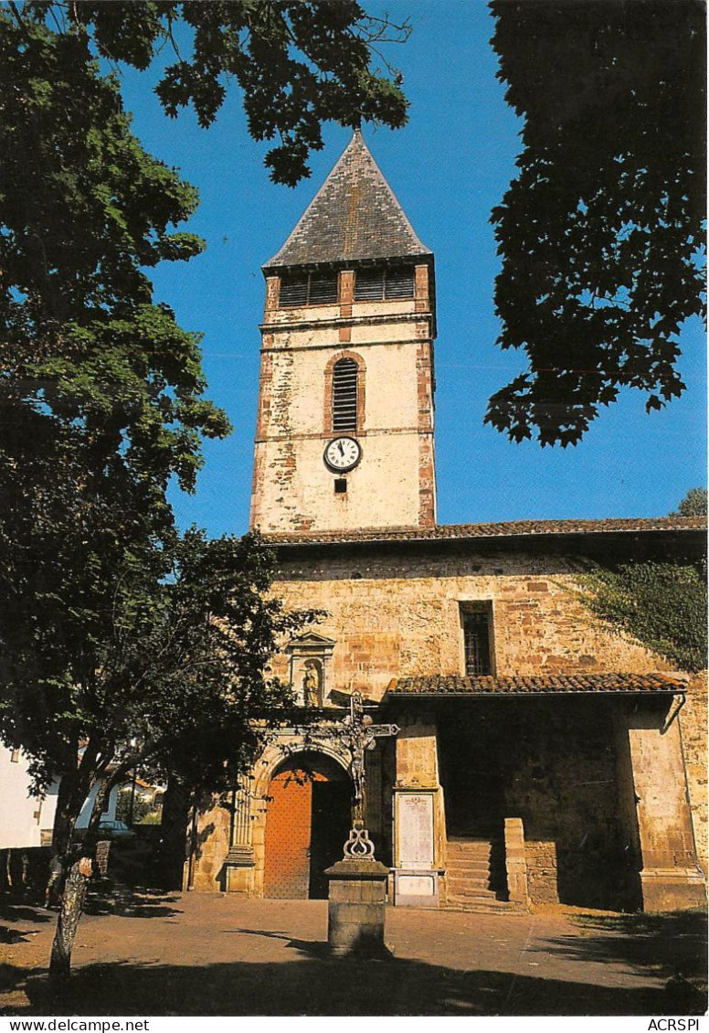 SAINT ETIENNE DE BAIGORRY L Eglise XVIIIe Siecle 13(scan Recto-verso) MA757 - Saint Etienne De Baigorry