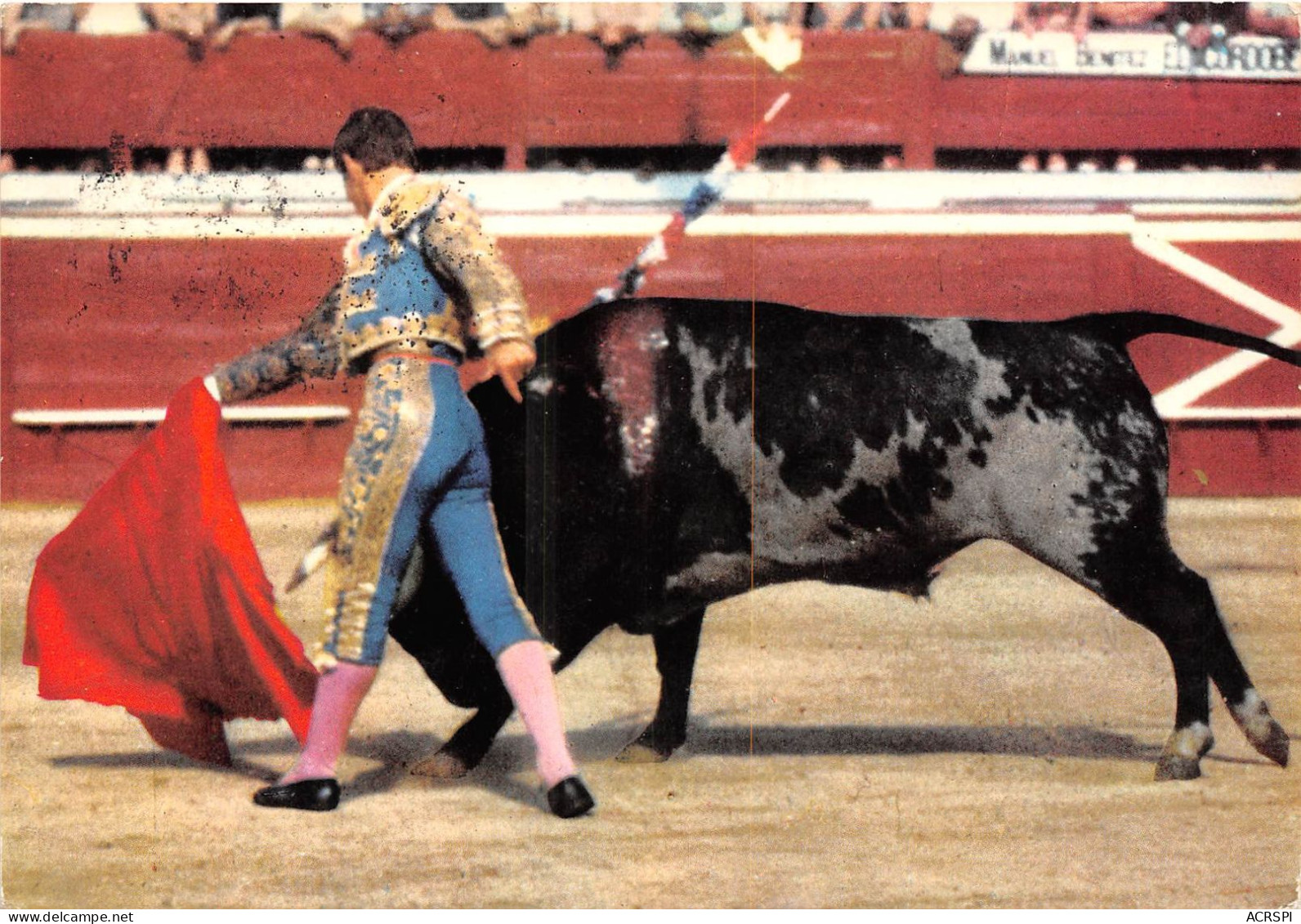 TOROS  EL CORDOBES Passe De Poitrine A La Droite 36(scan Recto-verso) MA755 - Corridas