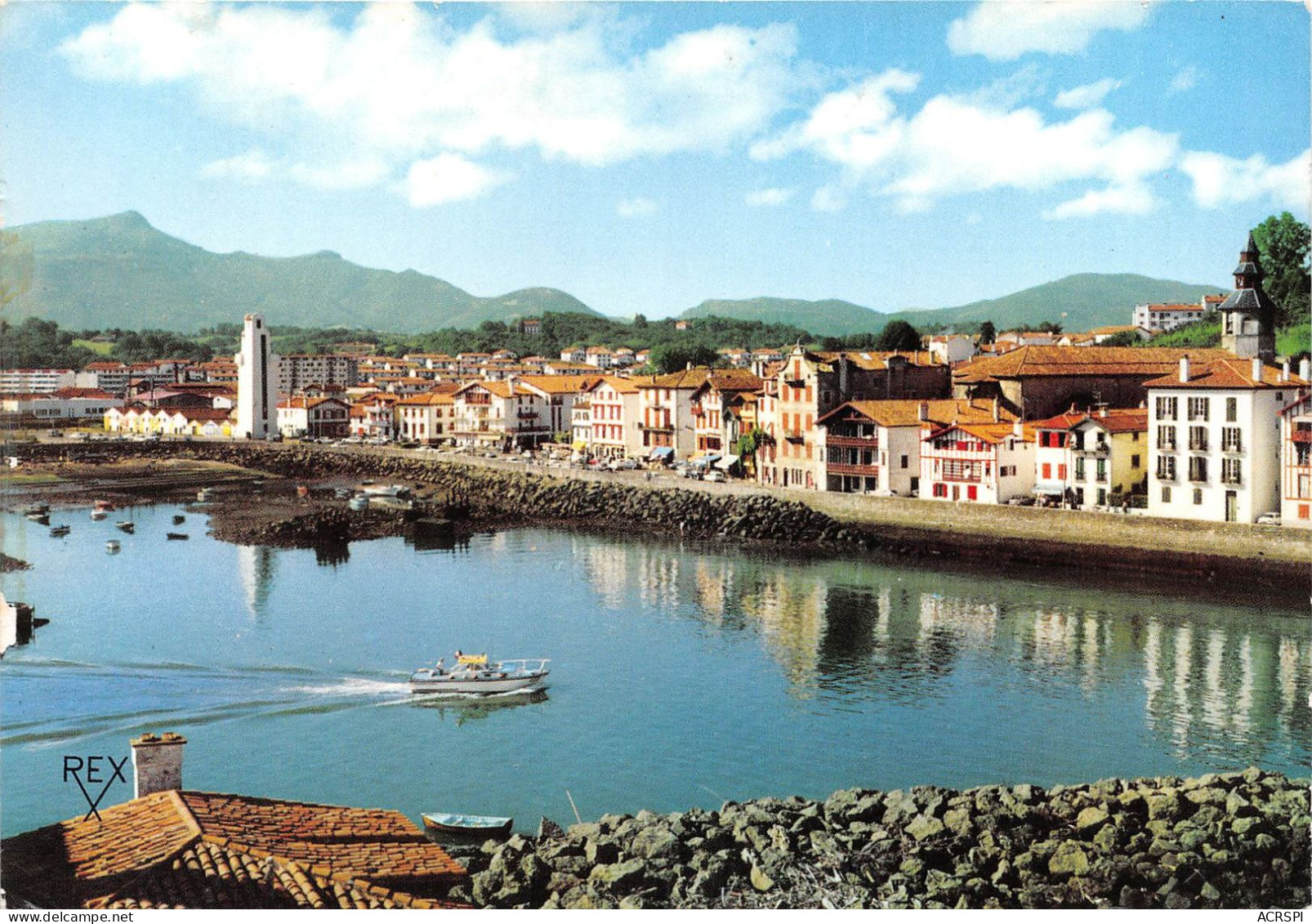 CIBOURE Vue De St Jean De Luz Au Fond Les Montagnes D Espagne 3(scan Recto-verso) MA751 - Ciboure