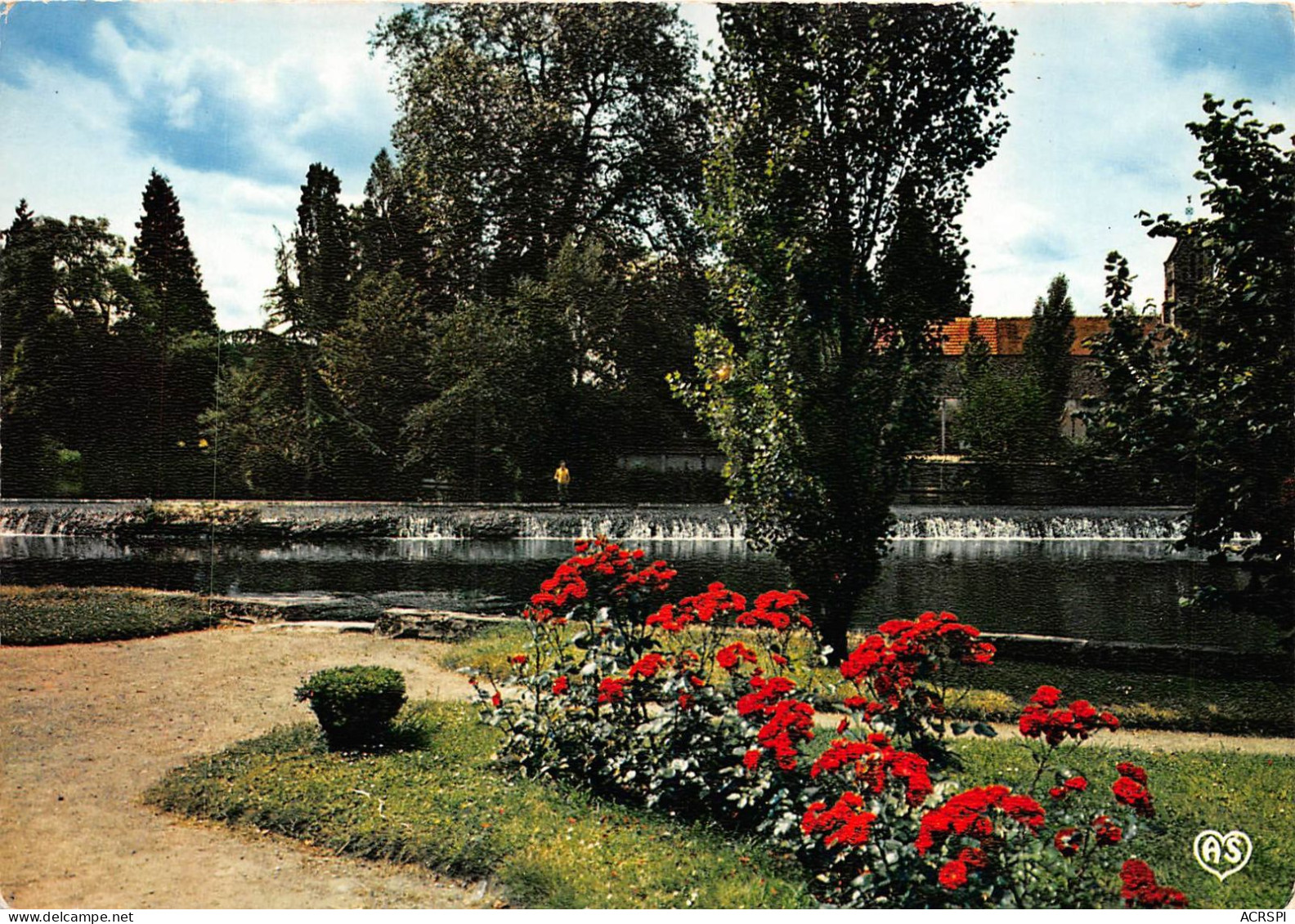 PONT D OUILLY Le Jardin Public Et Le Barrage Sur L Orne 44(scan Recto-verso) MA776 - Pont D'Ouilly
