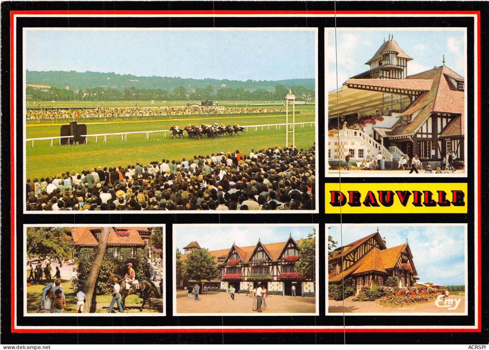 DEAUVILLE Les Courses A L Hippodrome De Clairefontaine 2(scan Recto-verso) MA776 - Deauville