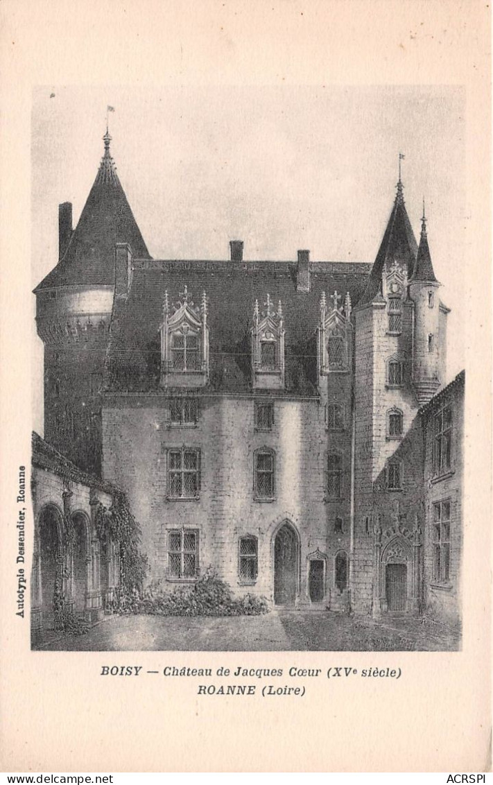 ROANNE BOISY Chateau De Jacques Coeur XVe Siecle 35(scan Recto-verso) MA773 - Roanne