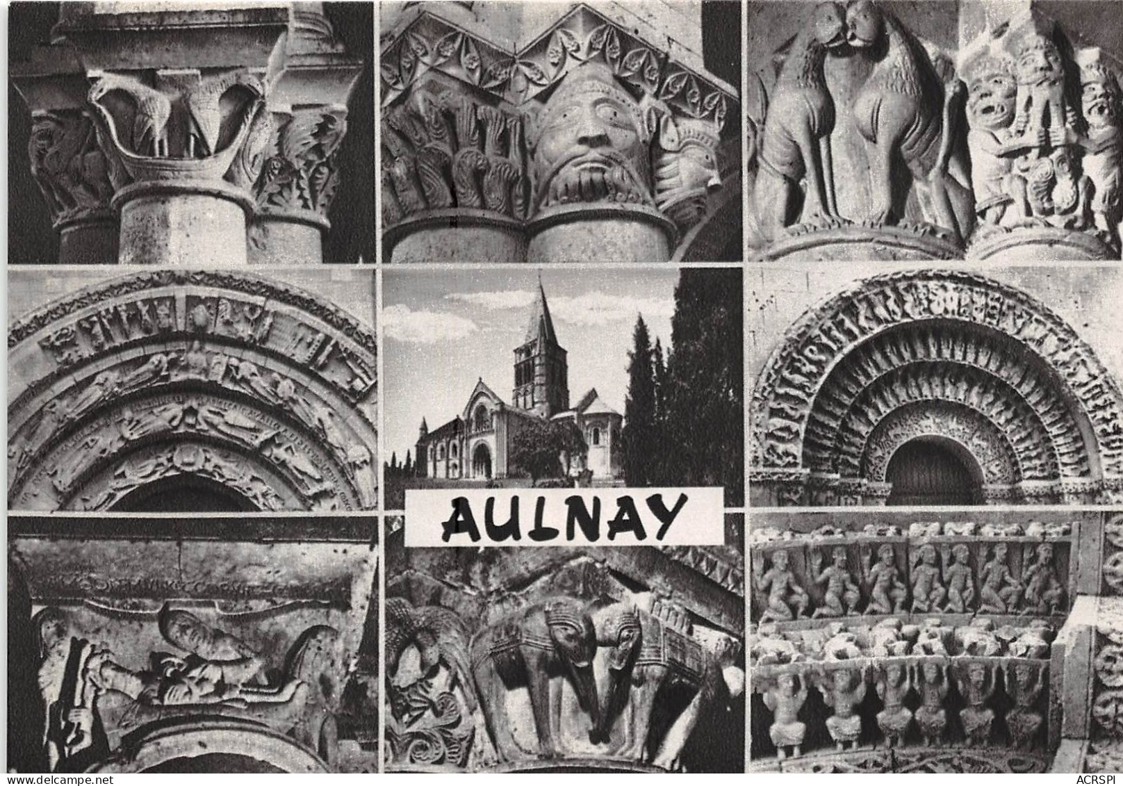 AULNAY Eglise Romane Du XIIeme 16(scan Recto-verso) MA790 - Aulnay