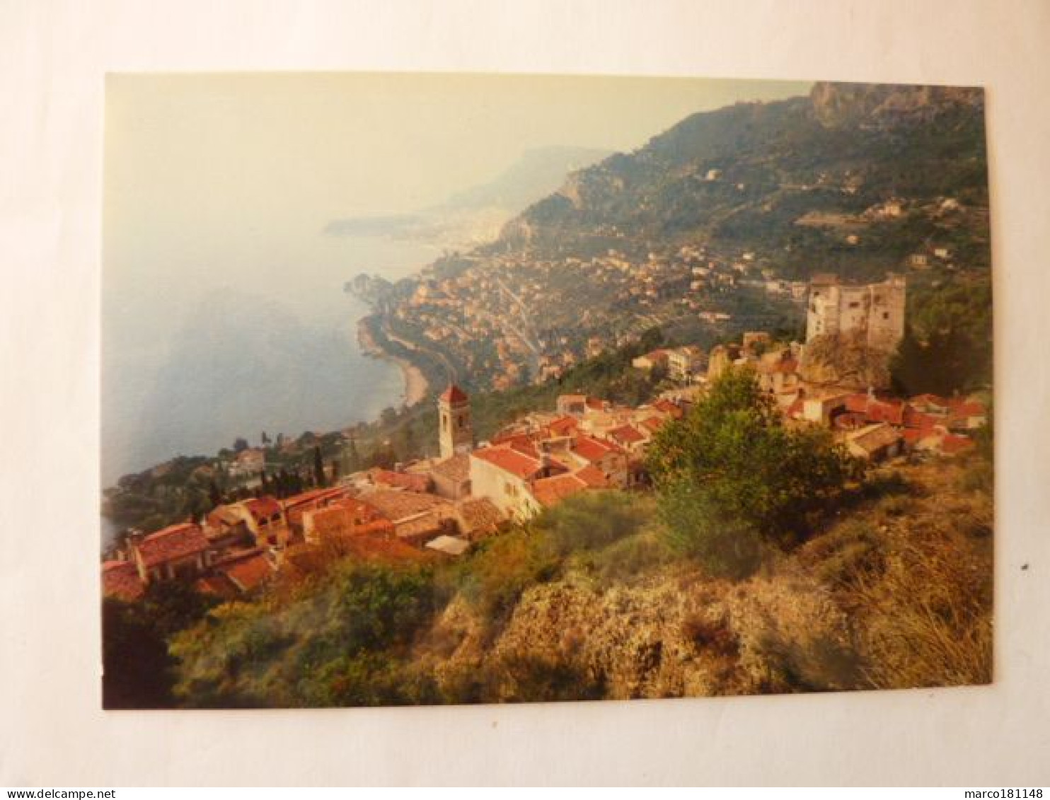 Vue Générale De ROQUEBRUNE-VILLAGE Et Son Vieux Château Féodal - Roquebrune-Cap-Martin