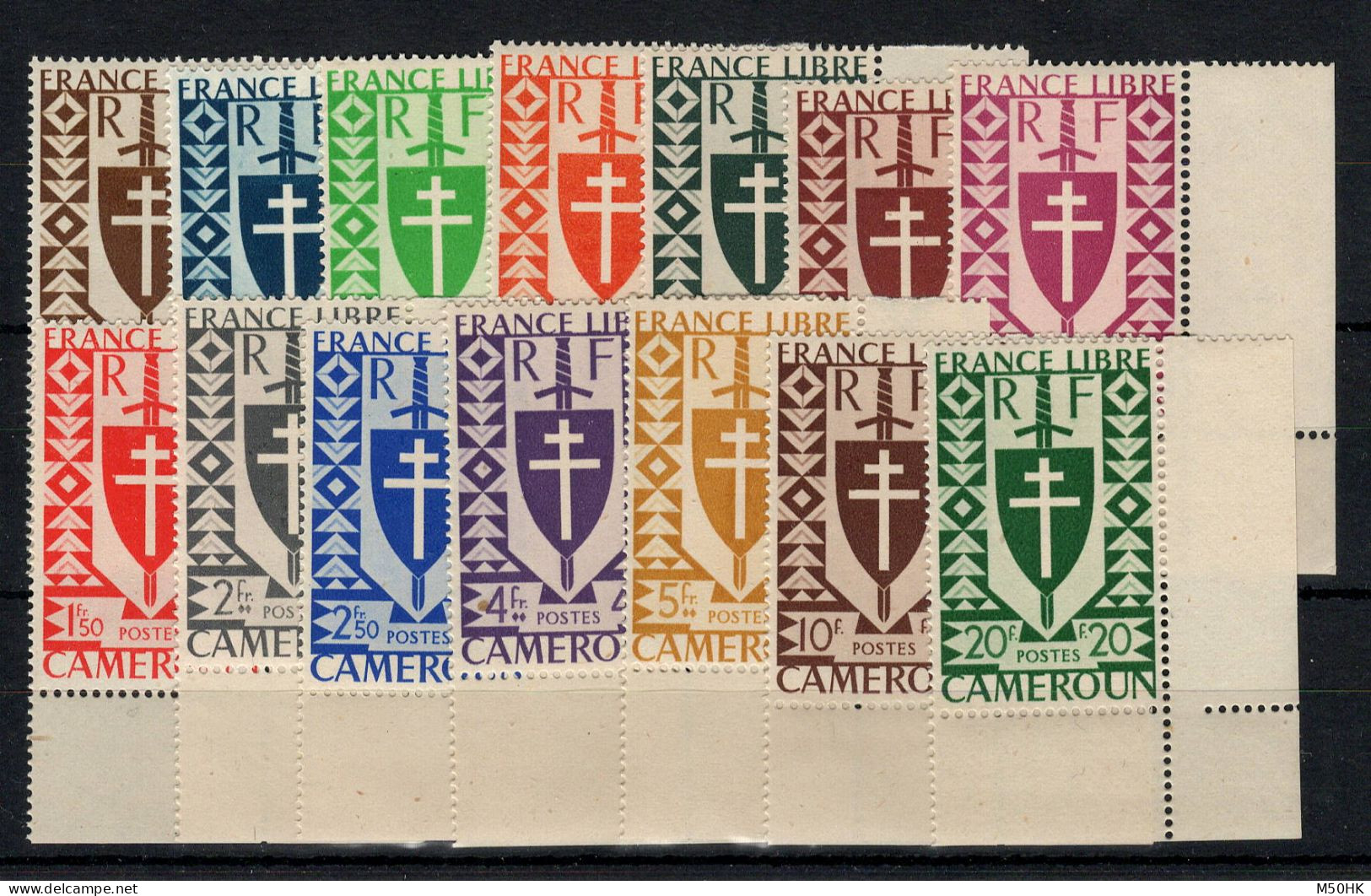 Cameroun - YV 249 à 262 N** MNH Luxe Complete Serie De Londres , Cote 16,50 Euros - Neufs