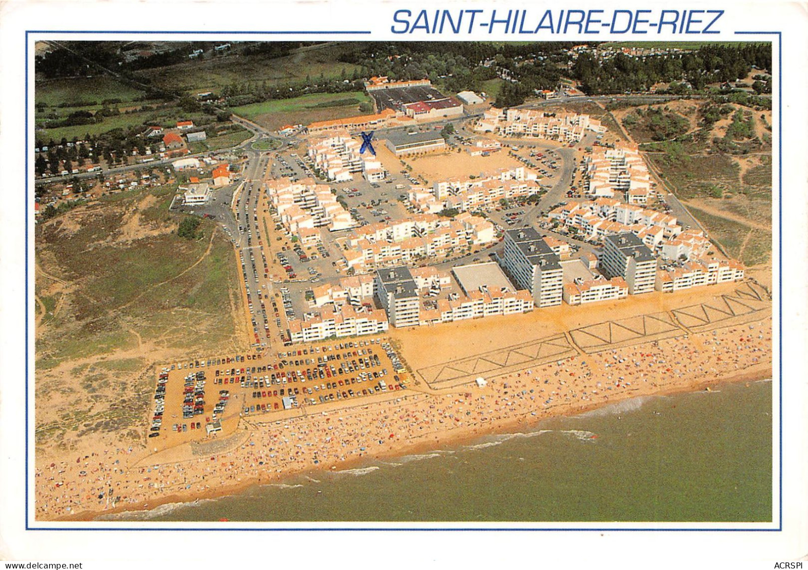 SAINT HILAIRE DE RIEZ Les Marines Merlin II La Plage 19(scan Recto-verso) MA795 - Saint Hilaire De Riez