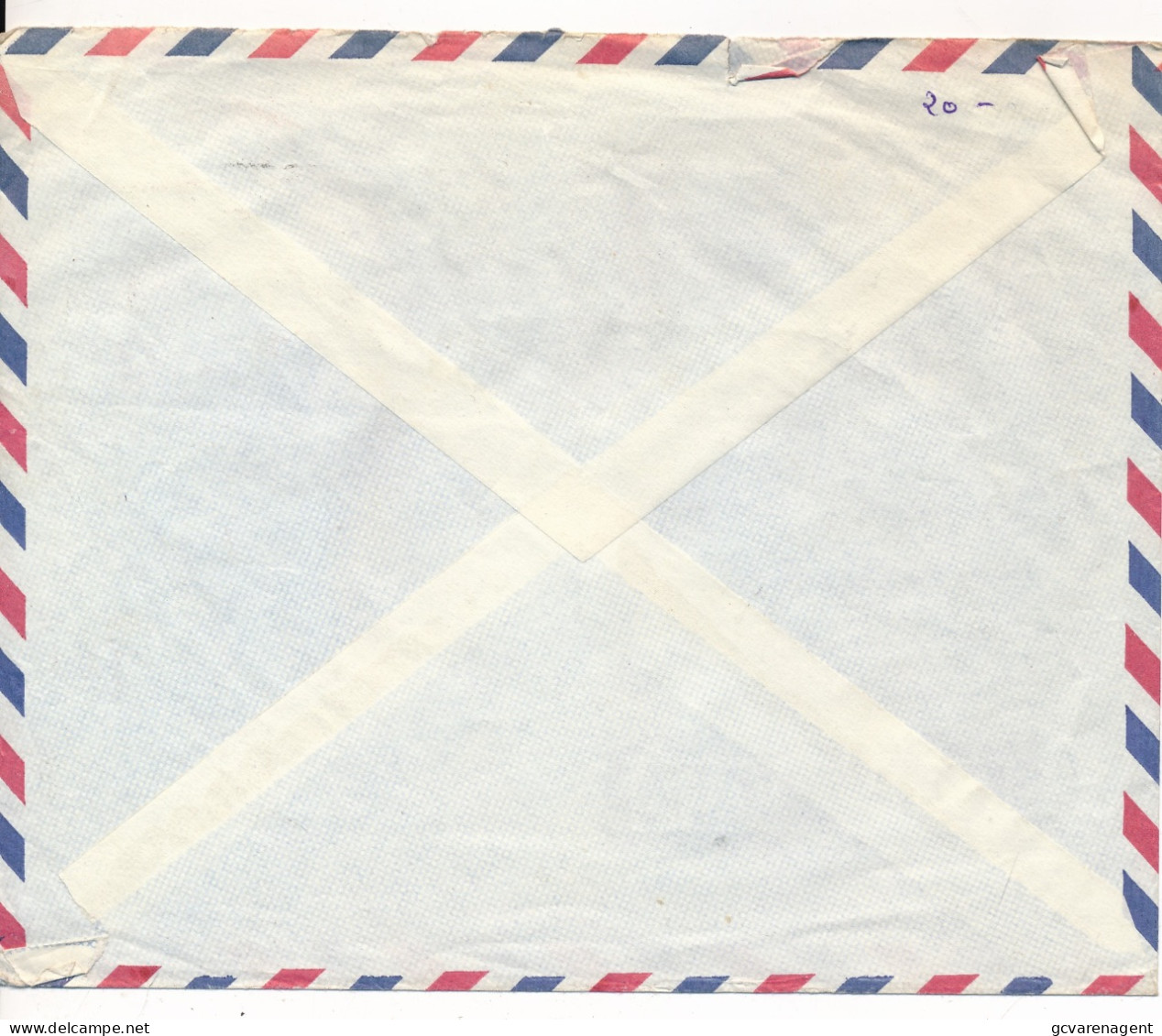 COVER 68    TO GENT BELGIE  BY AIR MAIL - Otros & Sin Clasificación