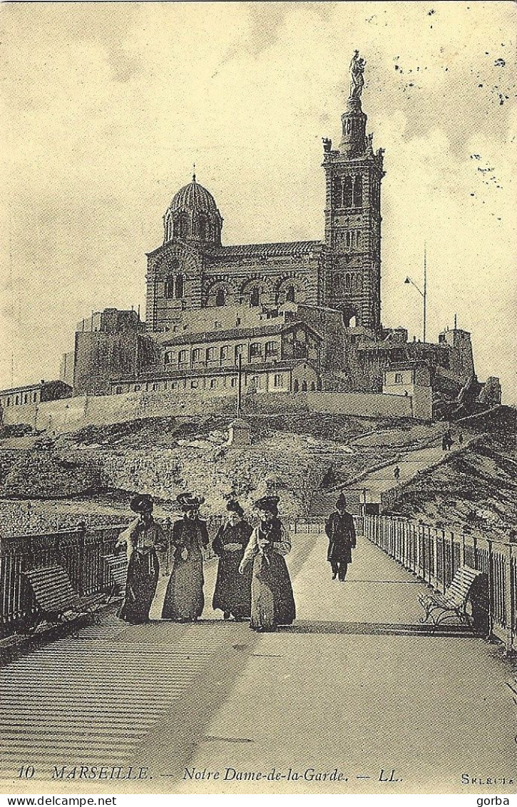 *Repro CPA - 13 - MARSEILLE - Notre Dame De La Garde - Animée - Notre-Dame De La Garde, Ascenseur