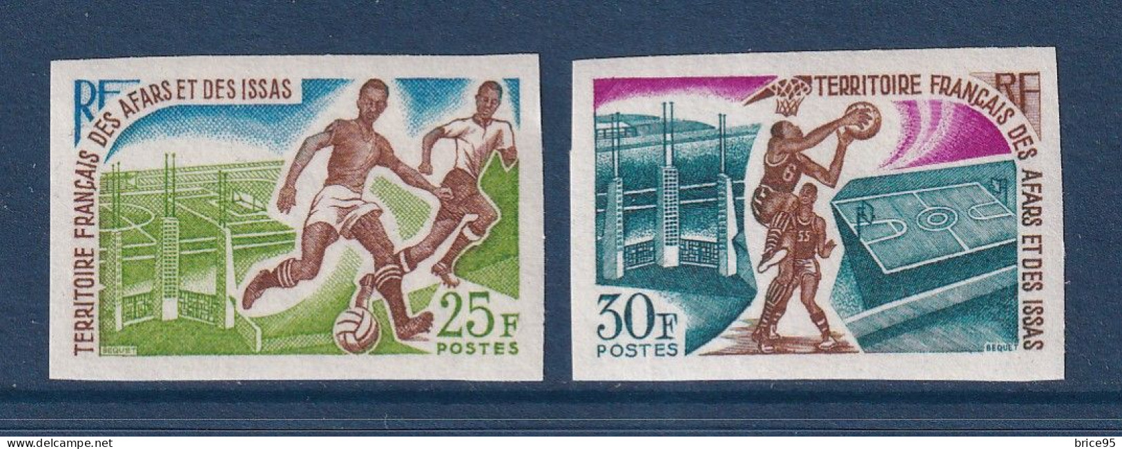 Afars Et Issas - YT ND N° 334 Et 335 ** - Neuf Sans Charnière - Non Dentelé - 1967 - Unused Stamps