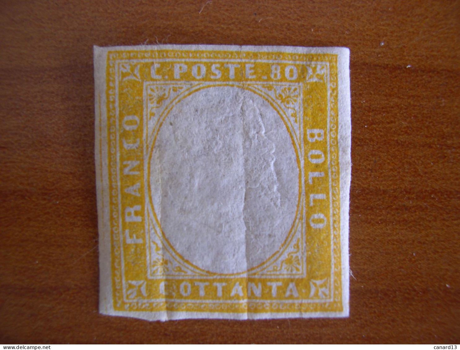 Italie Sardaigne  N° 14 (*) 2 Plis, Second Choix - Sardinien