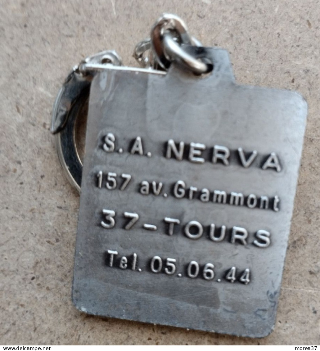 PORTE CLEFS RENAULT (garage S A NERVA à TOURS )     BR01 - KFZ