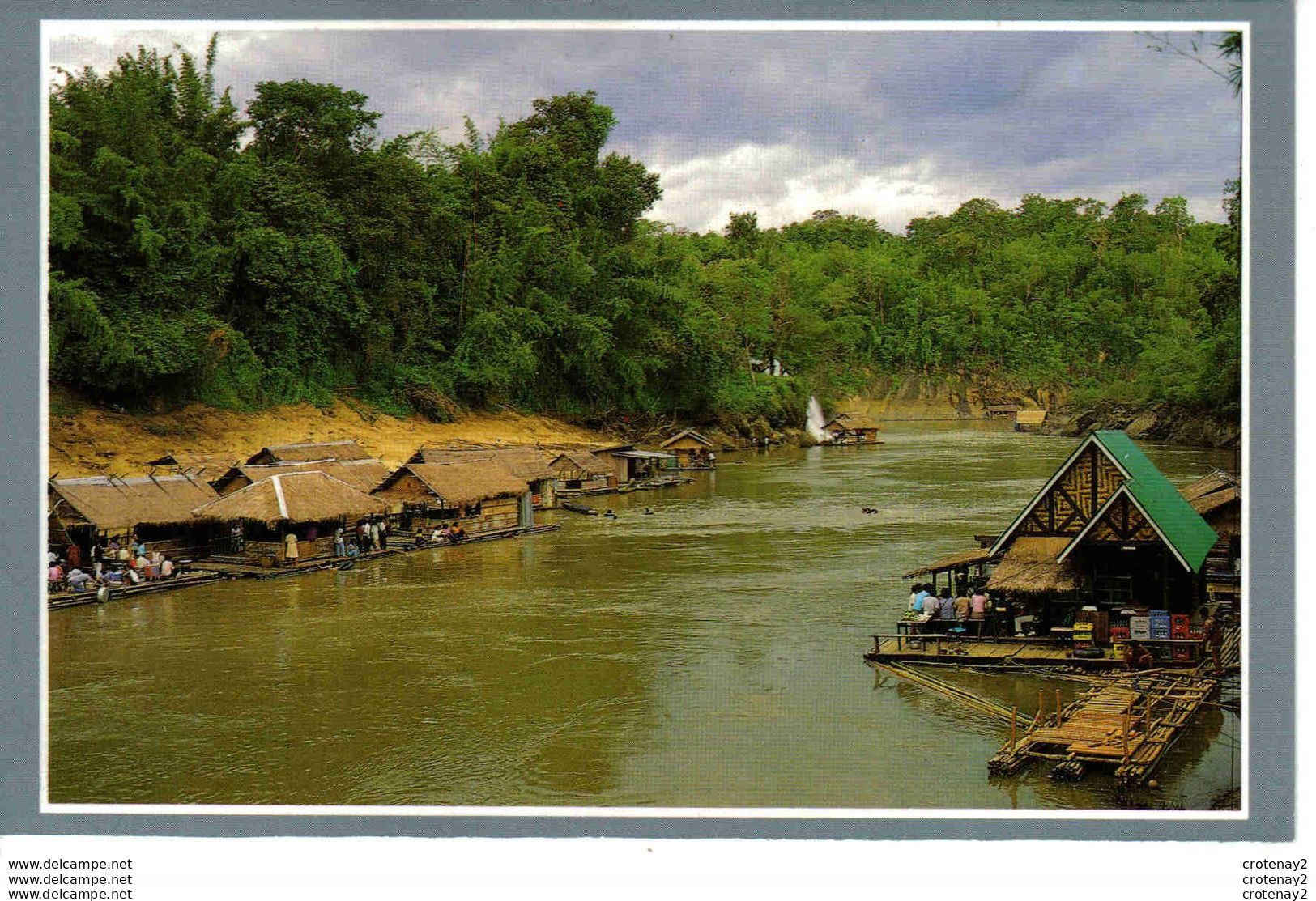 Thailand Thaïlande Maisons Flottantes The Floating House At Both Sides Of Kwae Yai Kanjanaburi - Tailandia