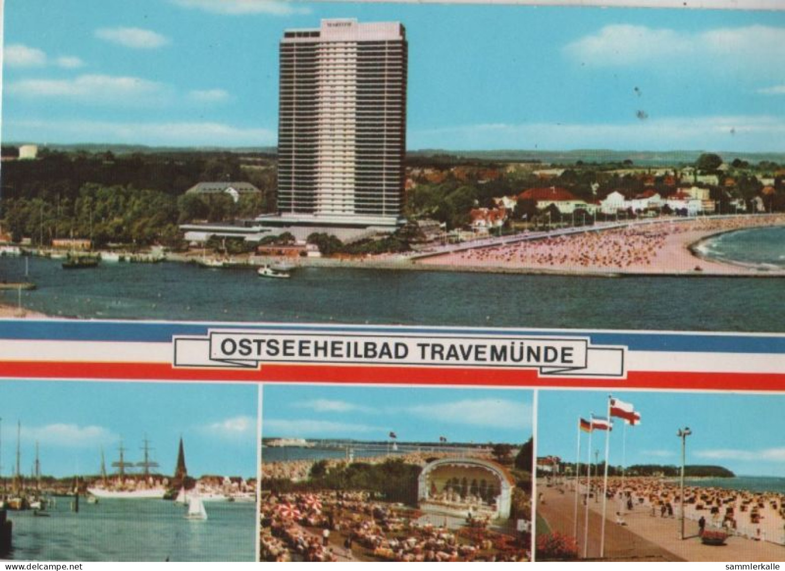 73586 - Lübeck-Travemünde - 4 Teilbilder - Ca. 1975 - Luebeck-Travemuende