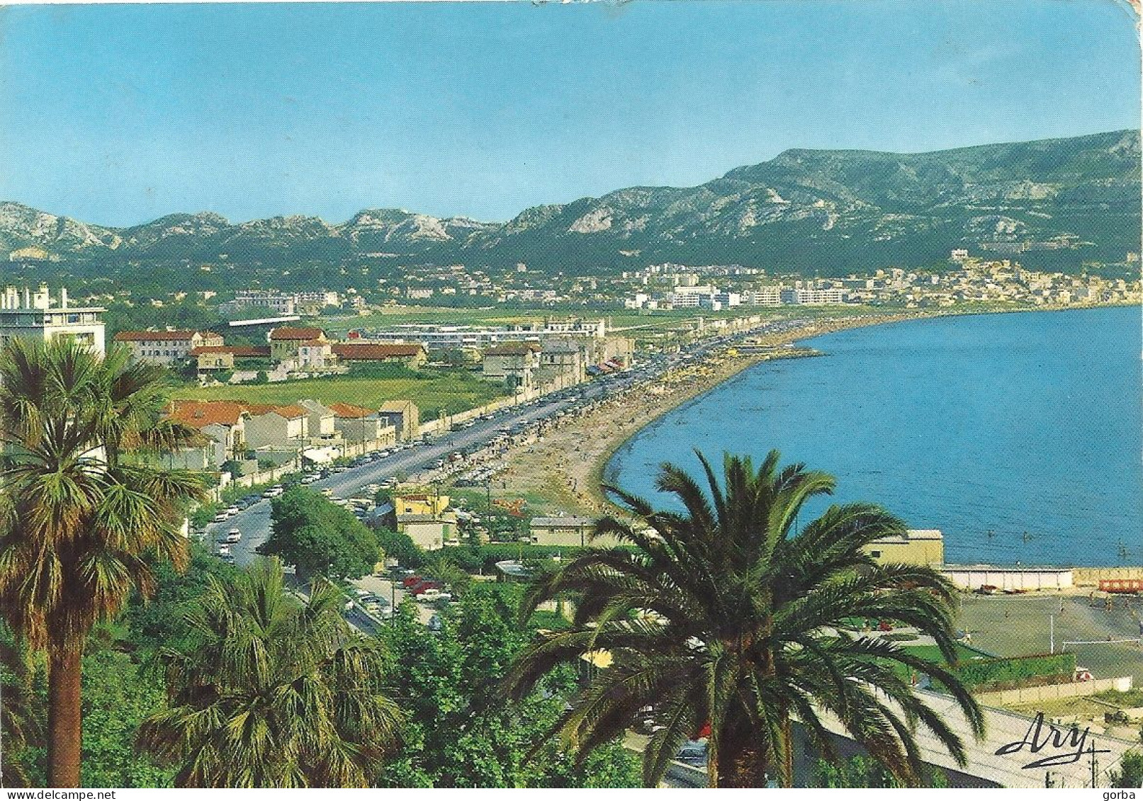 *CPM  - 13 - MARSEILLE - La Promenade De La Corniche, La Plage - Internationale Tentoonstelling Voor Elektriciteit En Andere