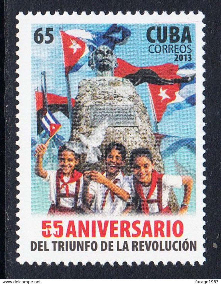 2013 Cuba Revolution Anniversary Complete Set Of 1 MNH - Unused Stamps