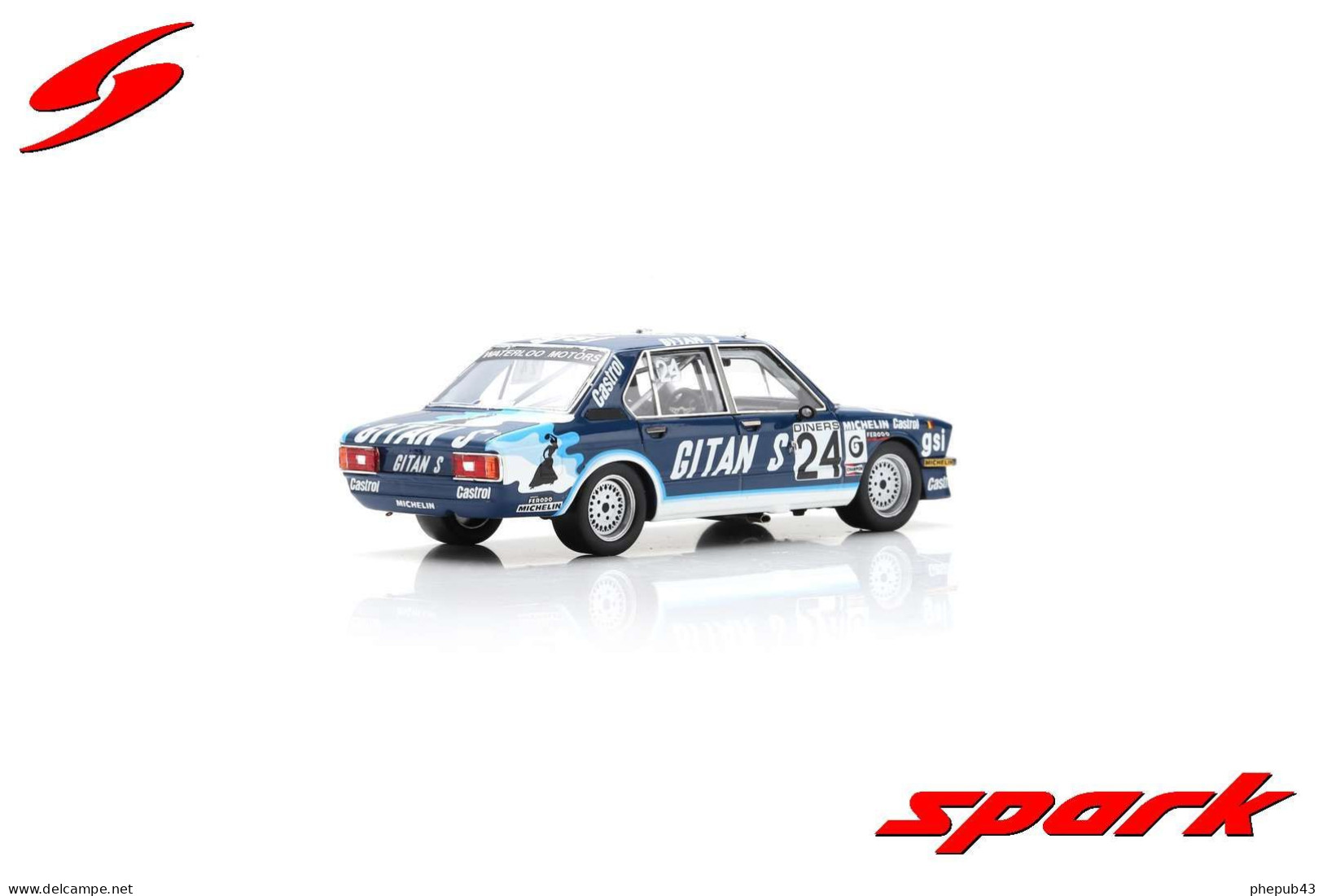 BMW 530i - 7th 24h Spa 1981 #24 - Jean-Louis Trintignant/M. Hoepfner/Alain Cudini/Derek Bell - Spark - Spark