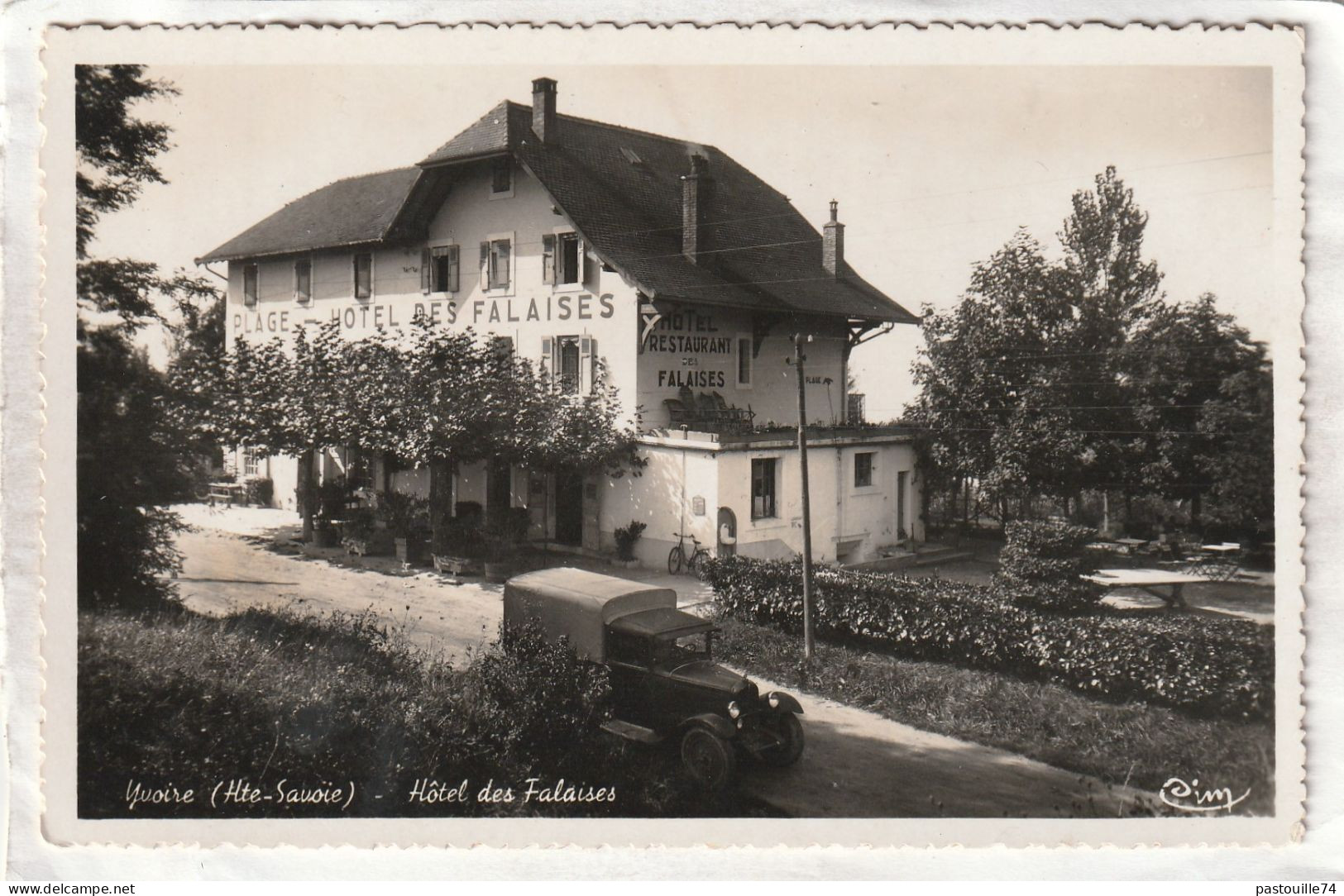 CPSM :  14 X 9  -  YVOIRE  -  Hôtel  Des  Falaises - Yvoire