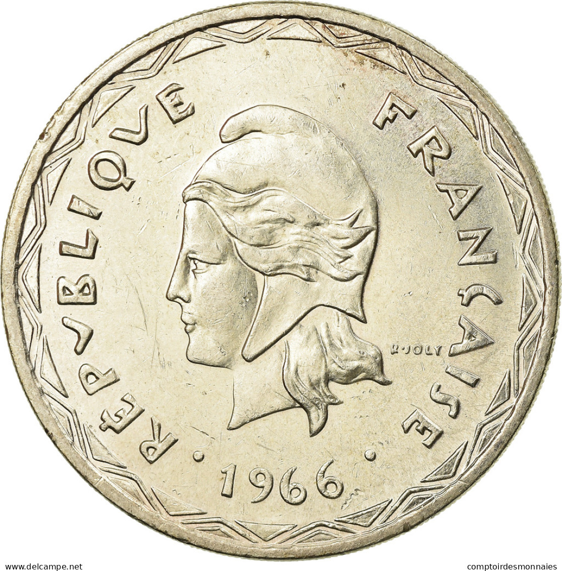 Monnaie, New Hebrides, 100 Francs, 1966, Paris, SUP, Argent, KM:1 - Otros & Sin Clasificación