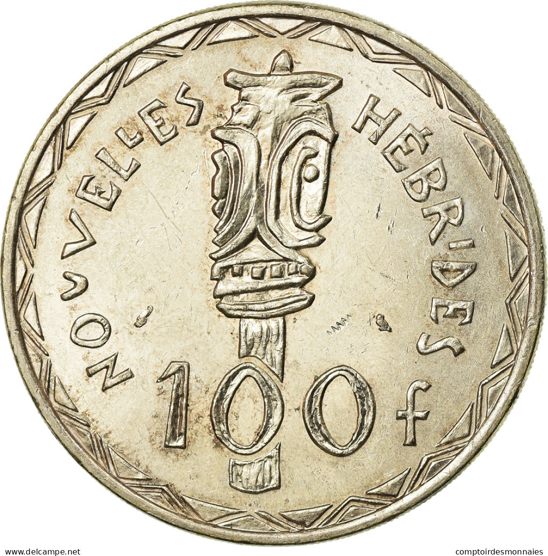 Monnaie, New Hebrides, 100 Francs, 1966, Paris, SUP, Argent, KM:1 - Other & Unclassified