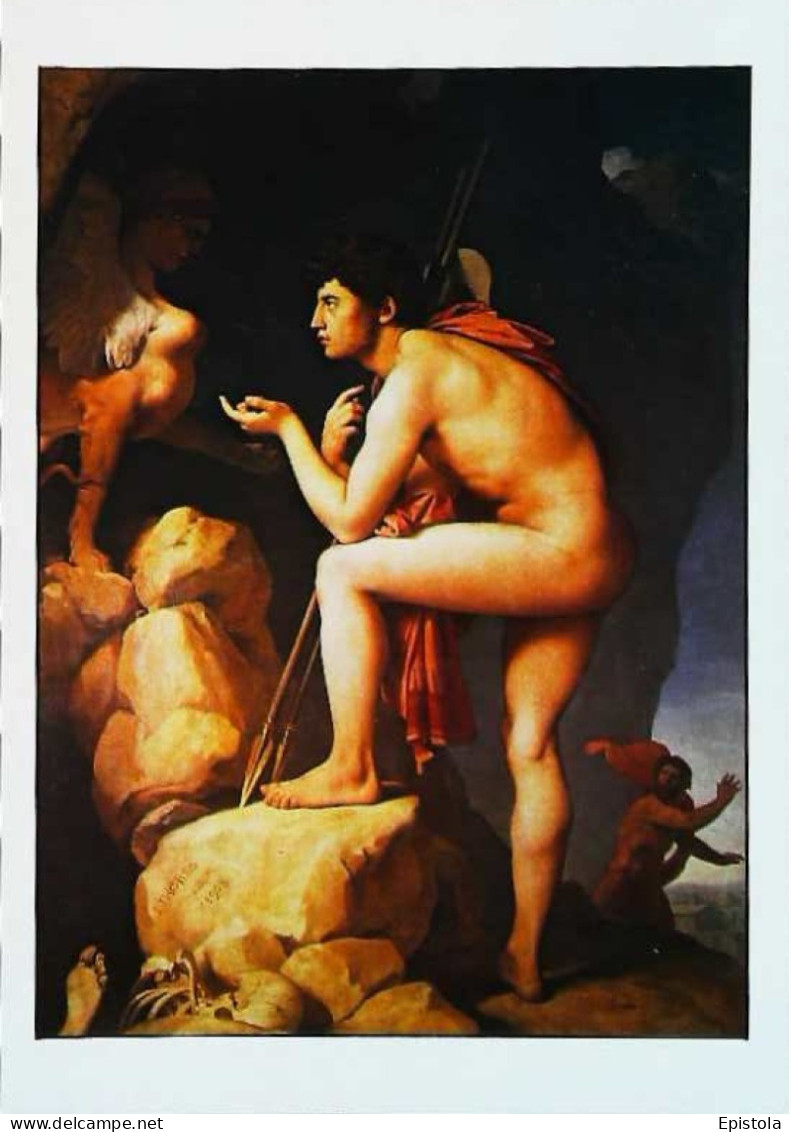 ►  Ingres Oedipe Et Le Sphinx - Malerei & Gemälde
